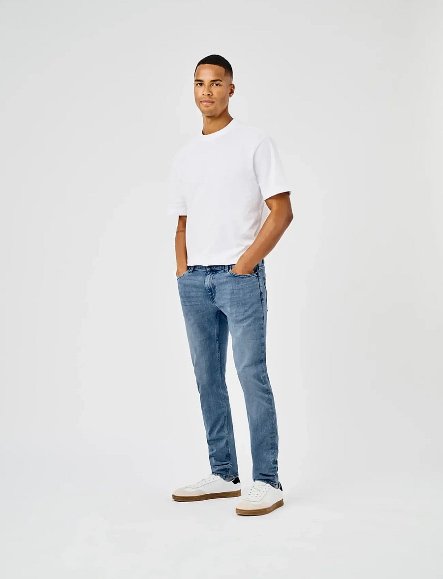 ONLY & SONS - ONSLOOM SLIM LB 2529 PIM DNM NOOS - slim-gallabuxur - light blue denim - 0