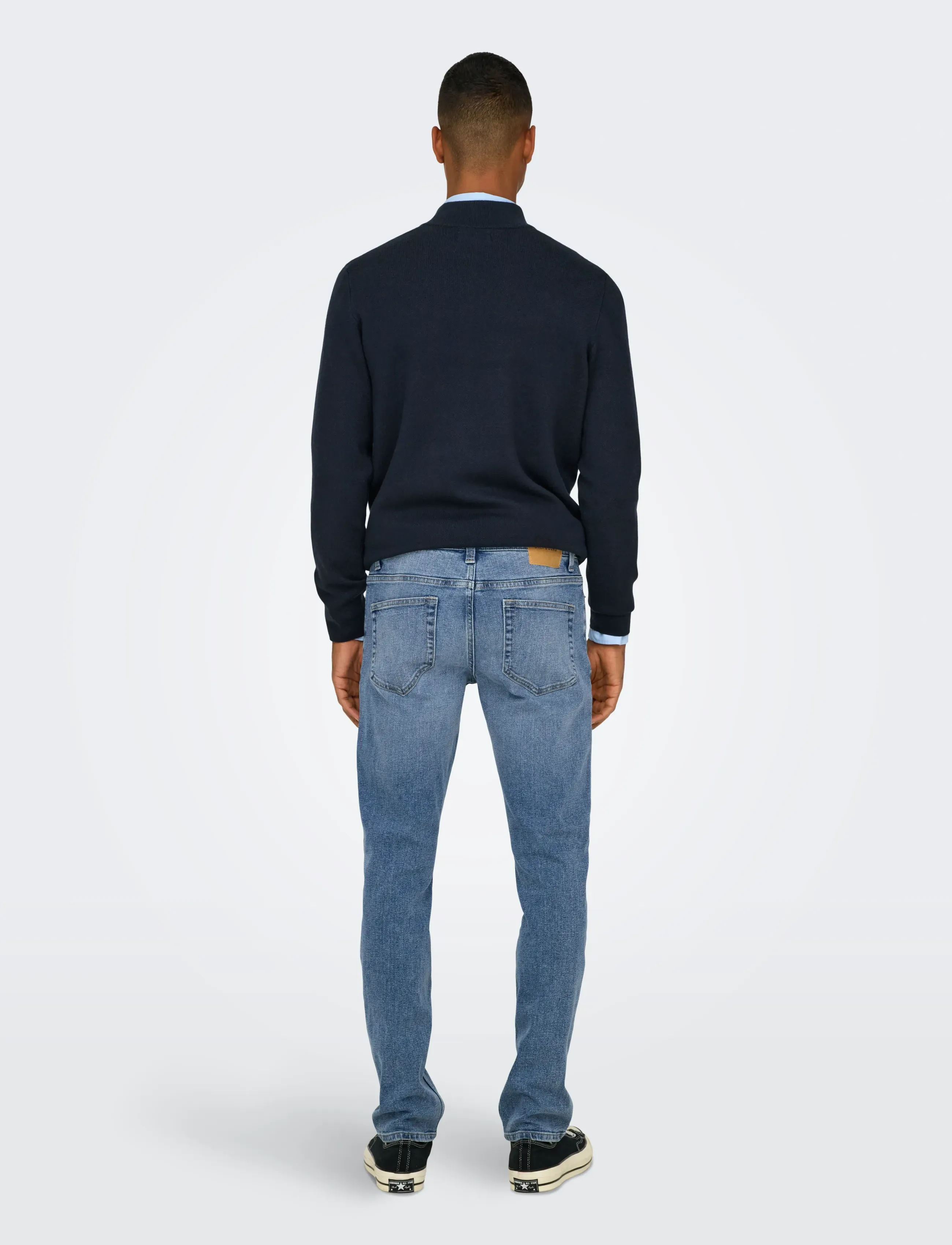 ONLY & SONS - ONSLOOM SLIM LB 2529 PIM DNM NOOS - slim-gallabuxur - light blue denim - 3
