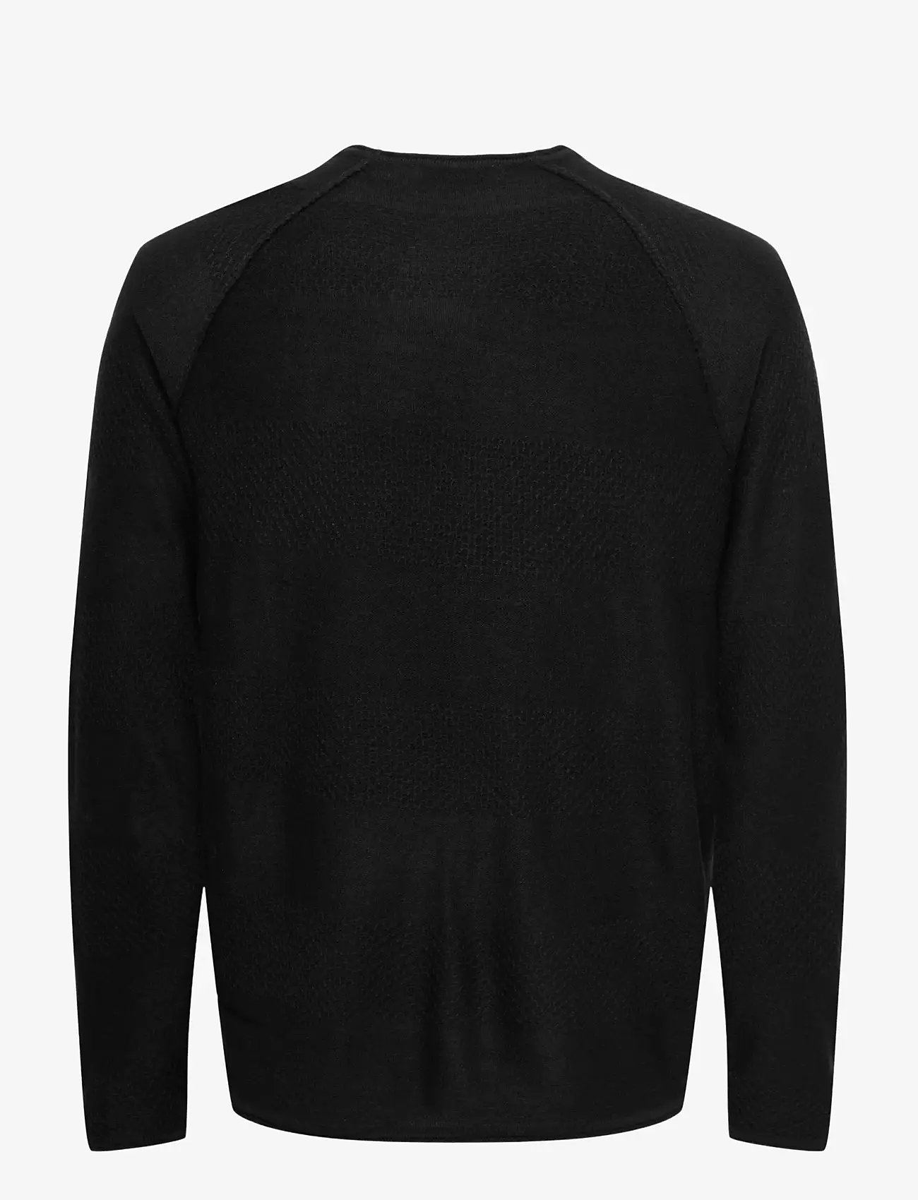 ONLY & SONS - ONSAPOLLO REG LS STRUC CREW KNIT - die niedrigsten preise - black - 2