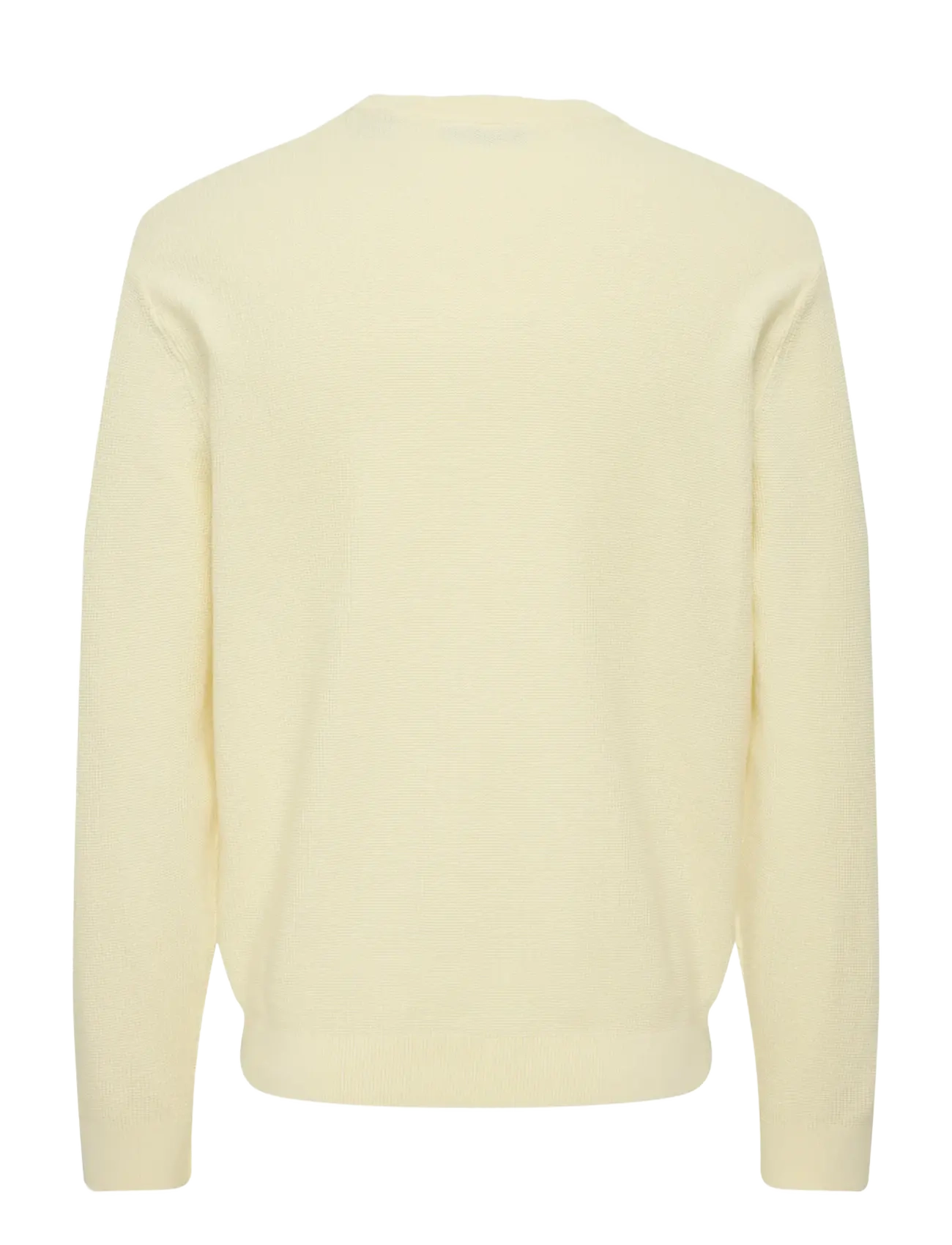ONLY & SONS - ONSTONY RLX 12 LS WAFFLE CREW KNIT NOOS - rundhalsad - antique white - 2