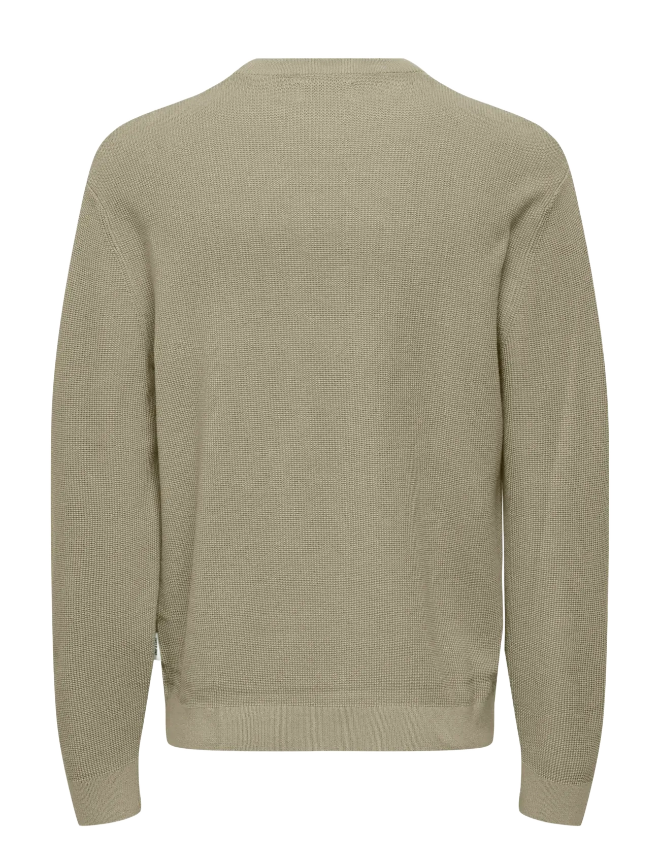 ONLY & SONS - ONSTONY RLX 12 LS WAFFLE CREW KNIT NOOS - rundhals - string - 2