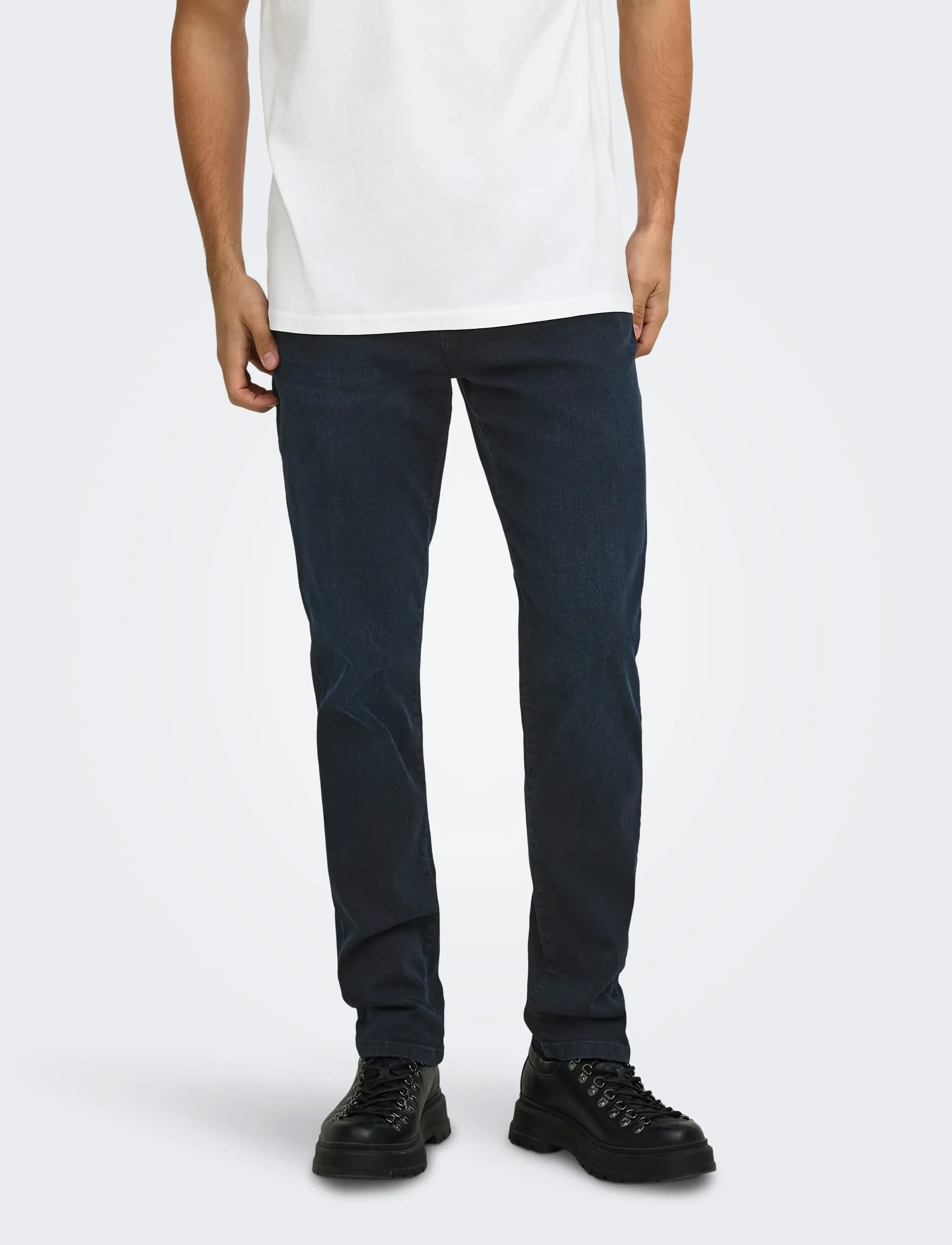 ONLY & SONS ONSWEFT REG. BLUE BLK 2652 MAT DNM NOOS - Collections - BLUE BLACK DENIM / navy