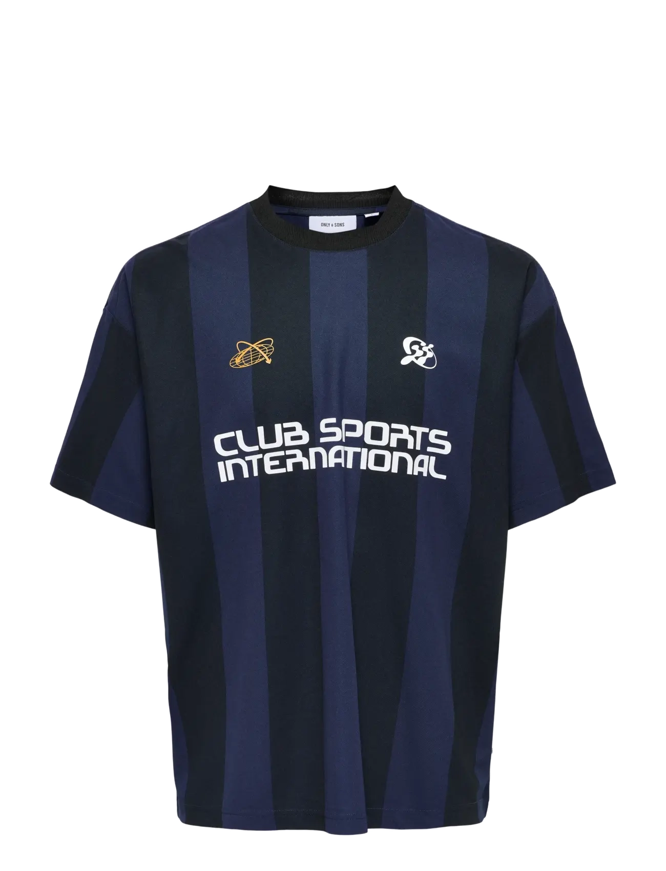 ONLY & SONS Onsdeclan Loose Ss Tee, M, Navy, T-Shirts > Kortærmede, Herre