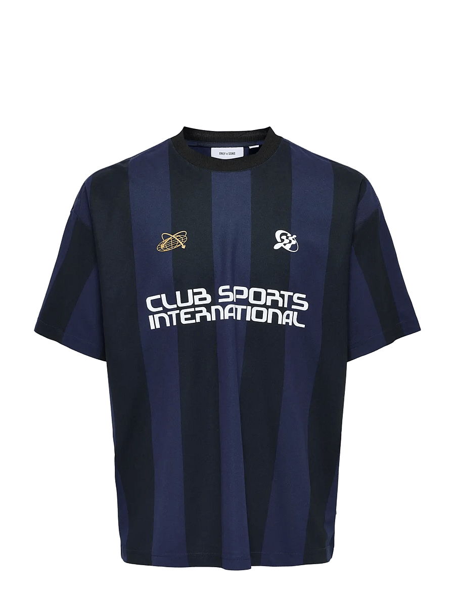 ONLY & SONS - ONSDECLAN LOOSE SS TEE - kurzärmelig - naval academy - 0