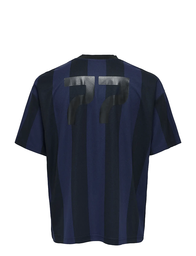 ONLY & SONS - ONSDECLAN LOOSE SS TEE - marškinėliai trumpomis rankovėmis - naval academy - 1