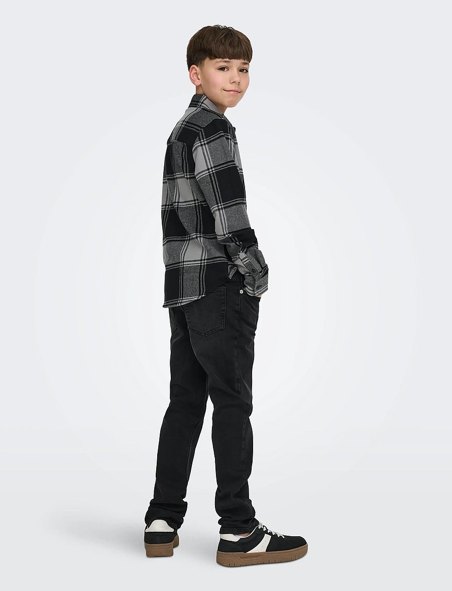 ONLY & SONS - OSJWEFT REGULAR WB 2782 TAI DNM NOOS - regular jeans - washed black - 3