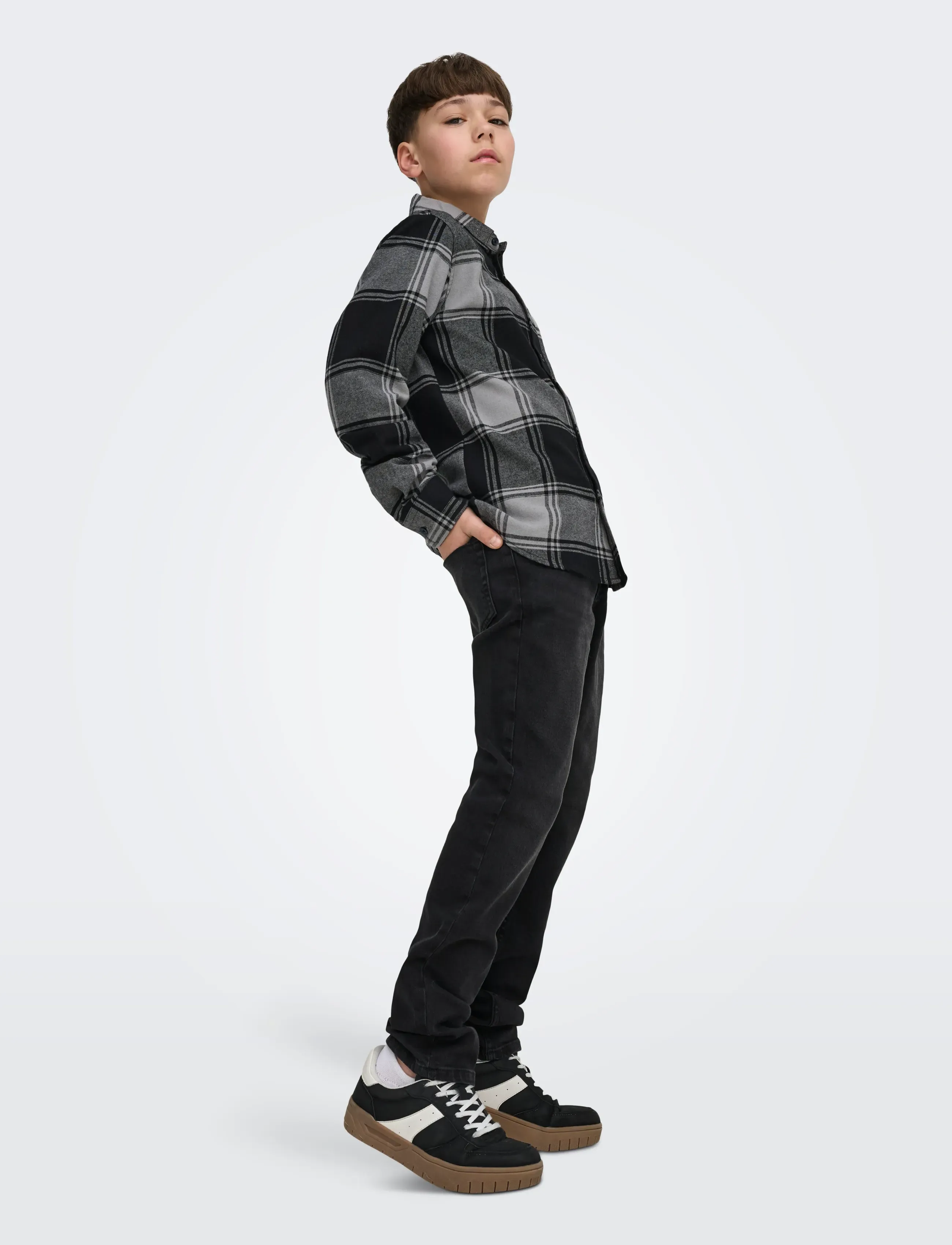 ONLY & SONS - OSJWEFT REGULAR WB 2782 TAI DNM NOOS - regular jeans - washed black - 4