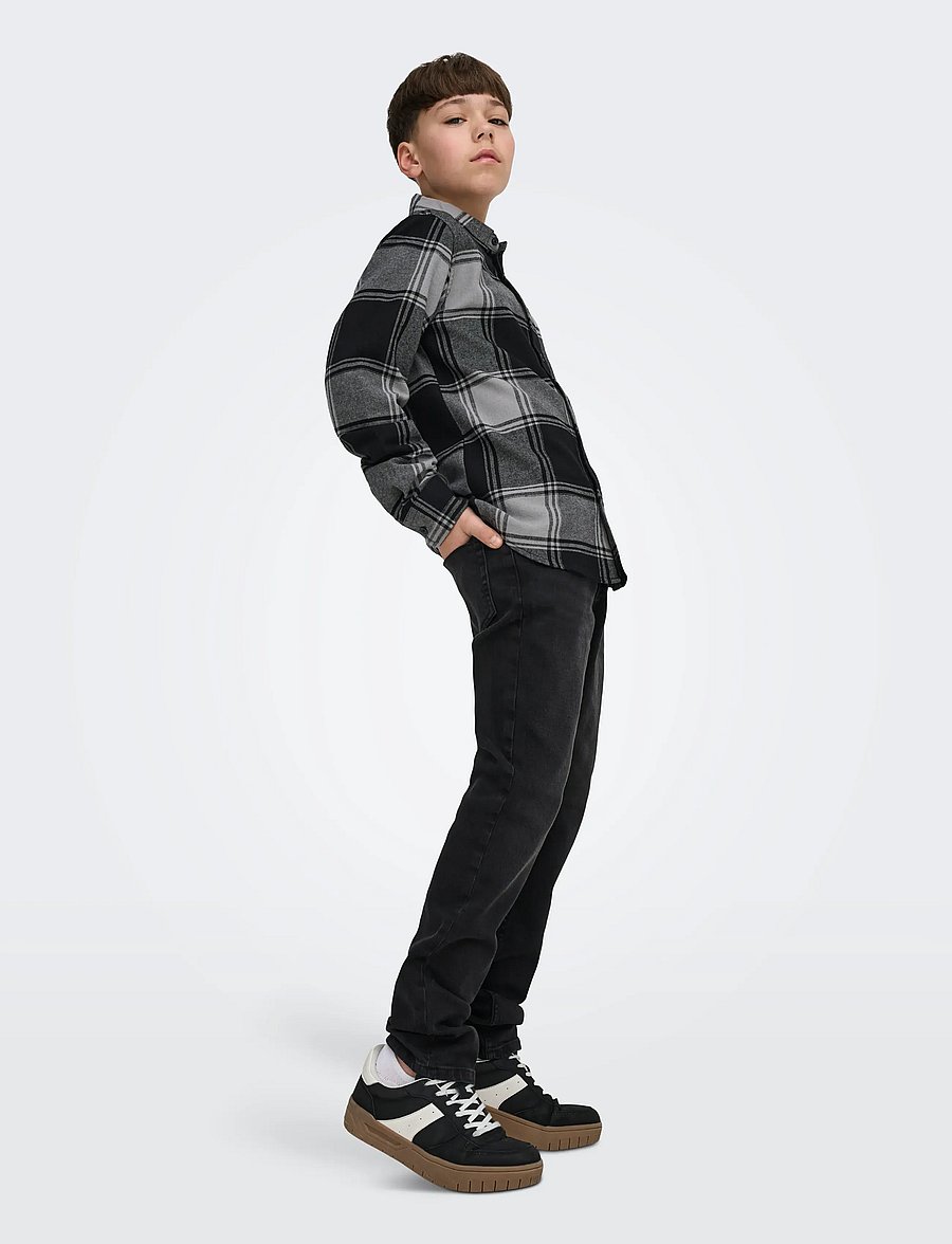 ONLY & SONS - OSJWEFT REGULAR WB 2782 TAI DNM NOOS - regular jeans - washed black - 4