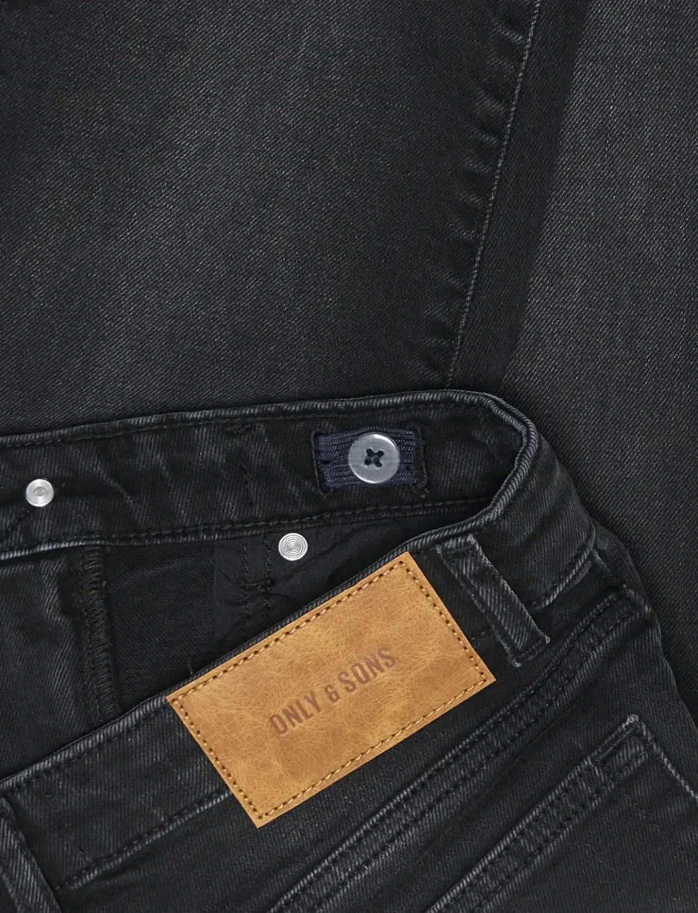 ONLY & SONS - OSJWEFT REGULAR WB 2782 TAI DNM NOOS - regular jeans - washed black - 2