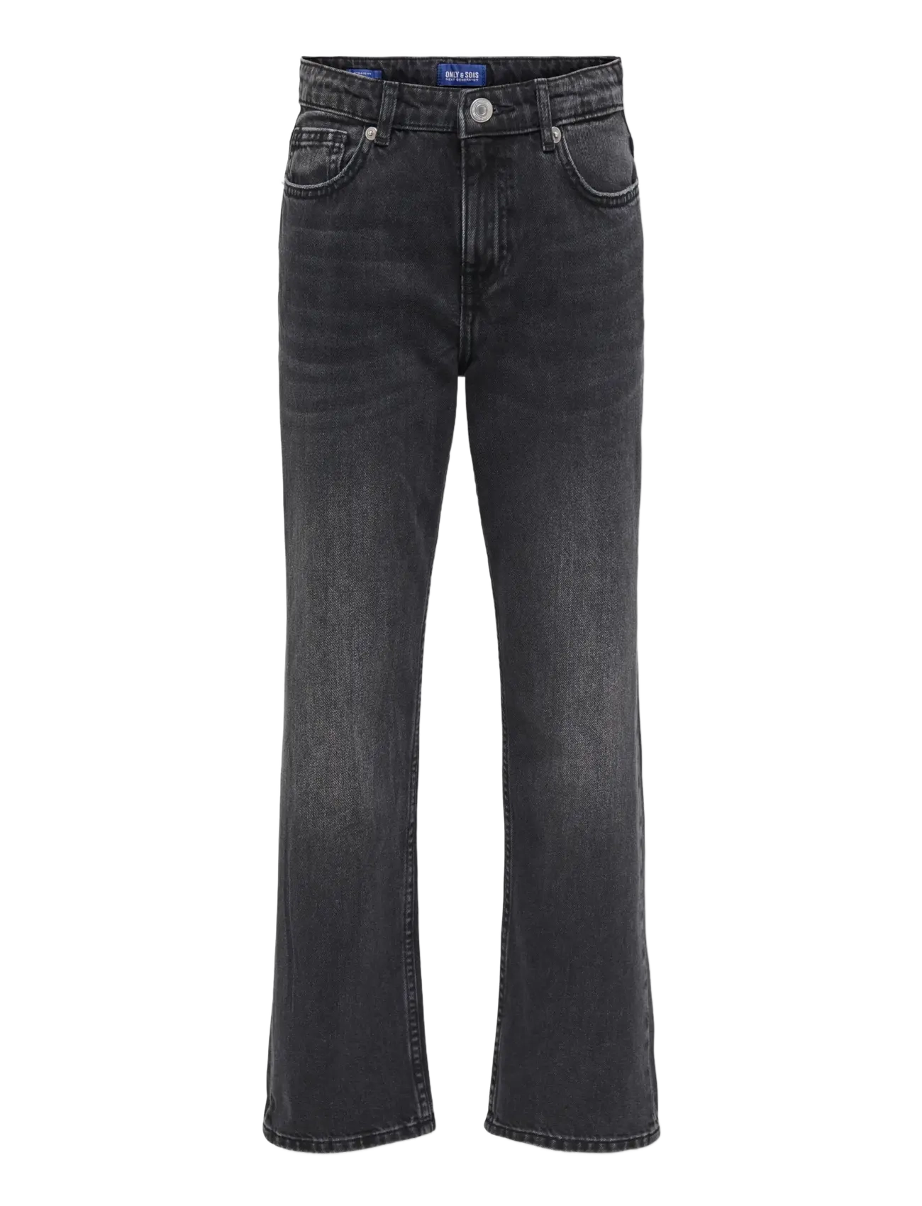 ONLY & SONS OSJEDGE STRAIGHT WB 2784 PIM DNM NOOS - Underdele - WASHED BLACK / black