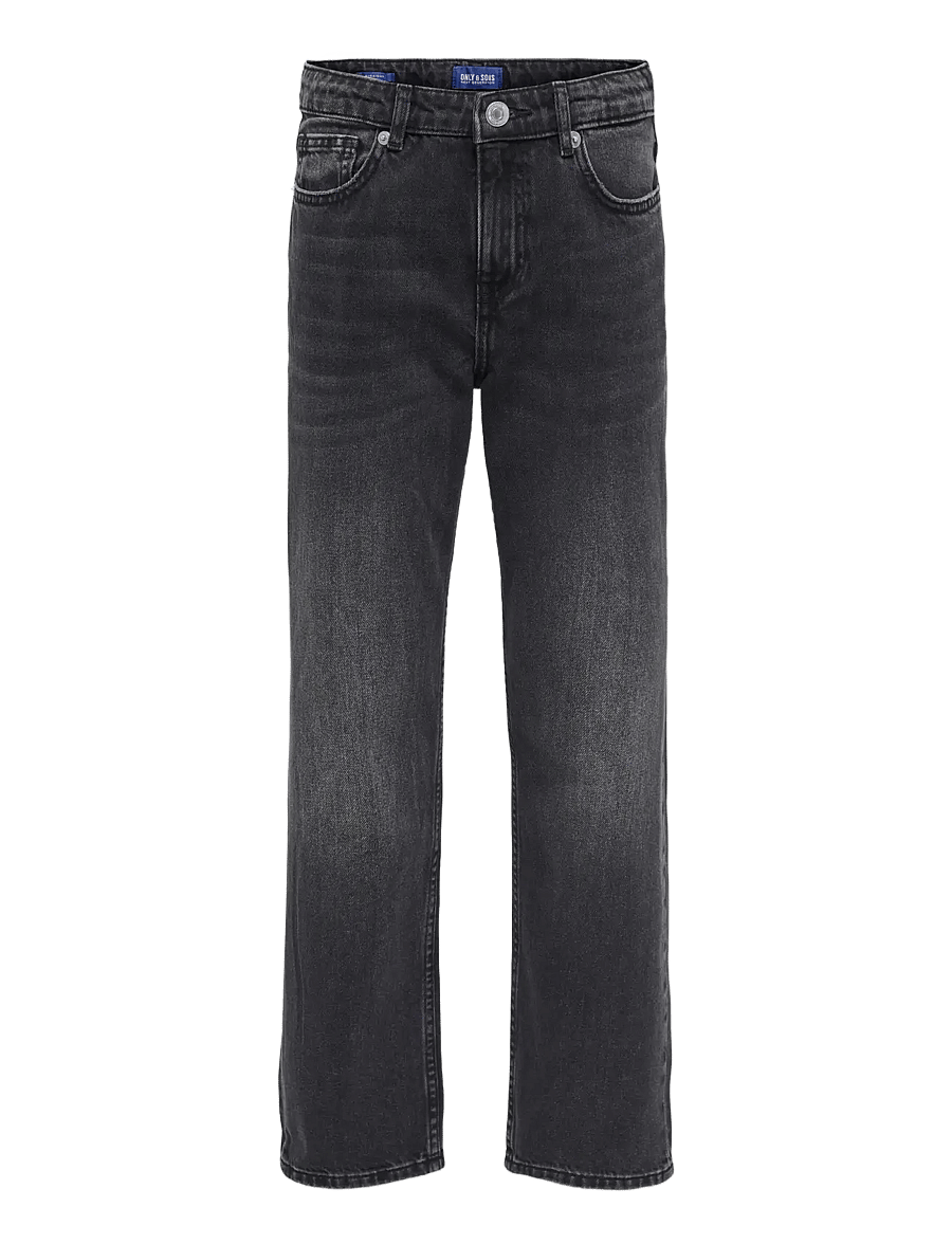 ONLY & SONS - OSJEDGE STRAIGHT WB 2784 PIM DNM NOOS - regular jeans - washed black - 1