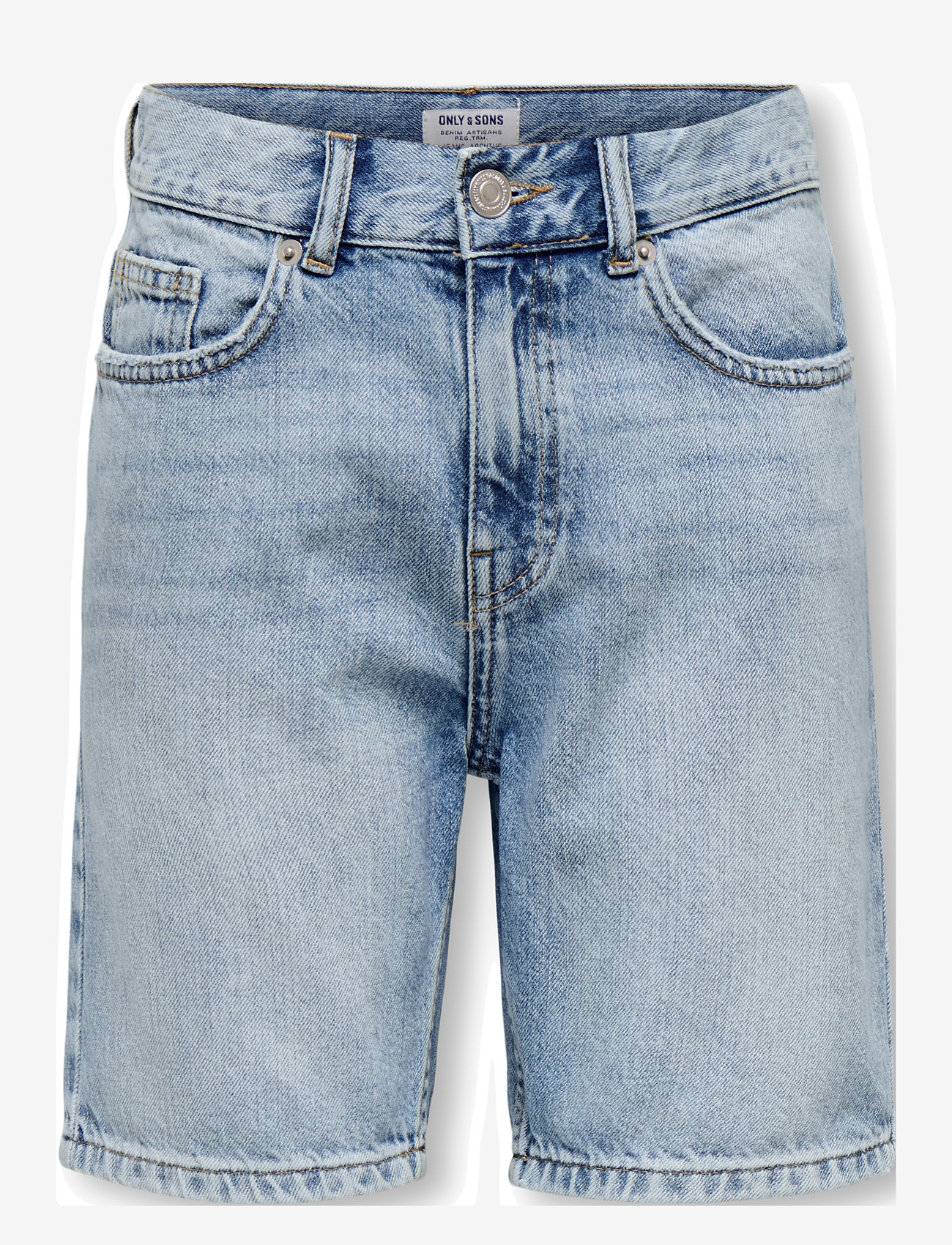 ONLY & SONS - OSJEDGE LB 2788 TAI DNM SHORTS NOOS - jeansshorts - light blue denim - 1