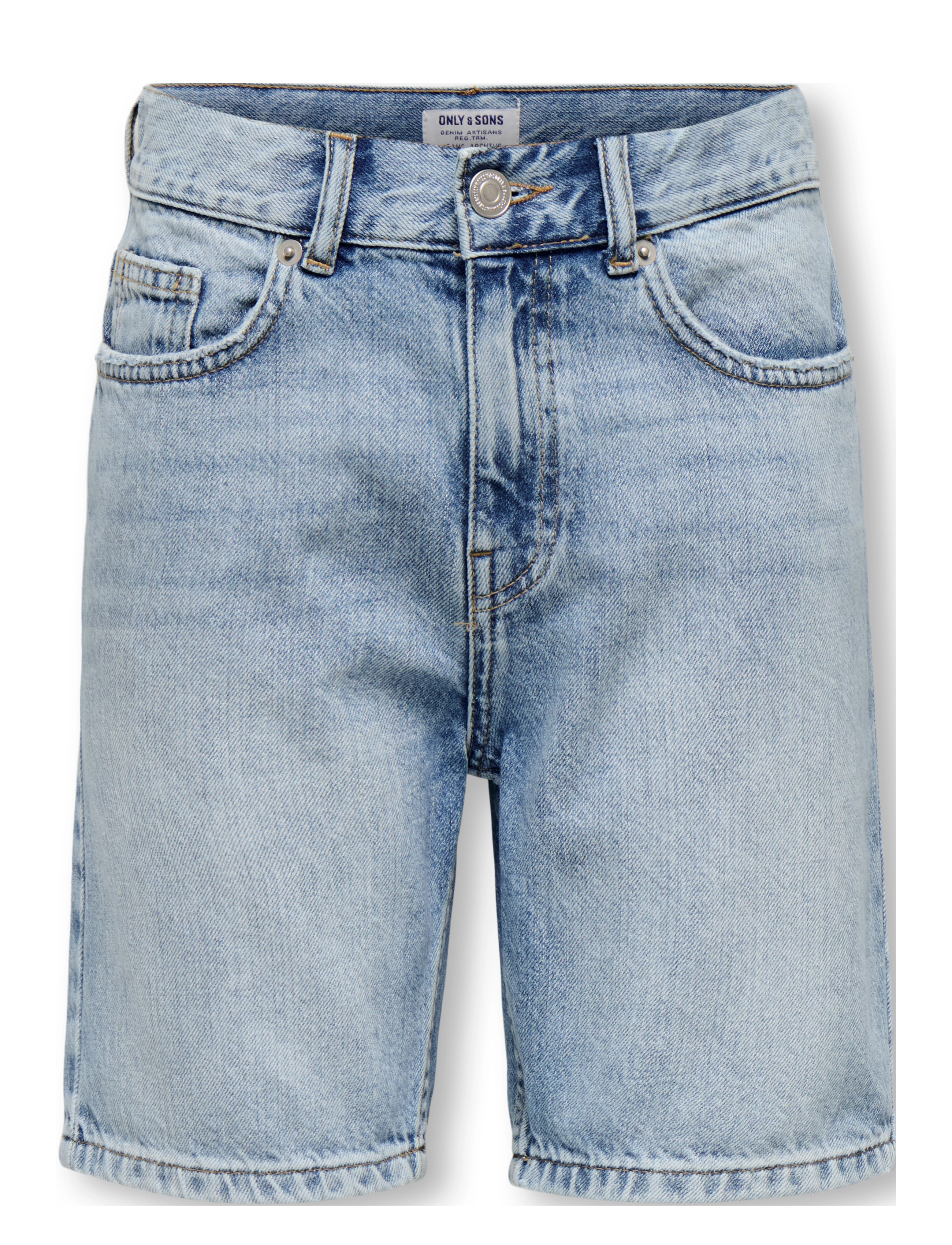 ONLY & SONS OSJEDGE LB 2788 TAI DNM SHORTS NOOS - Nederdelar - LIGHT BLUE DENIM / blue