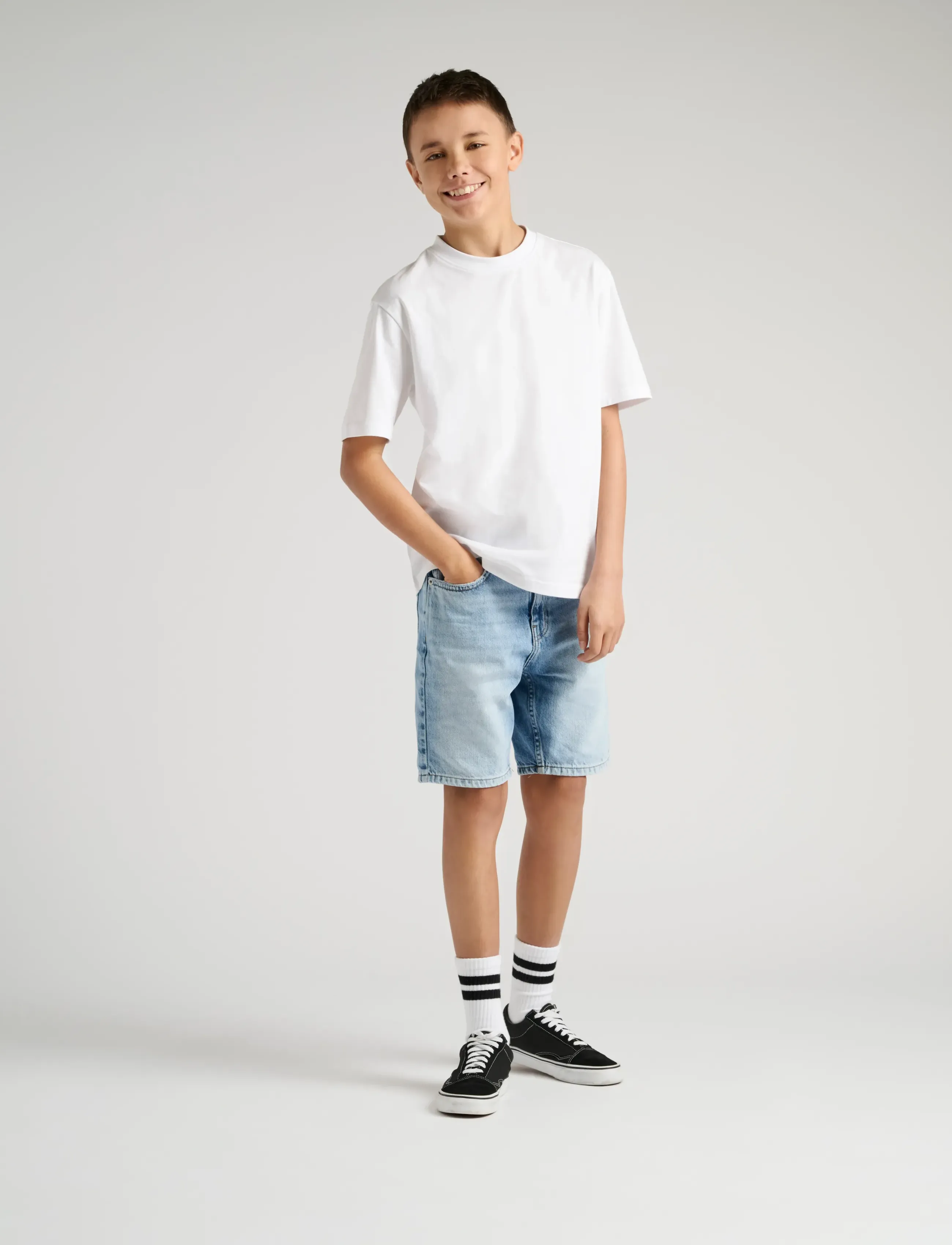 ONLY & SONS OSJEDGE LB 2788 TAI DNM SHORTS NOOS - Shorts - LIGHT BLUE DENIM / blue