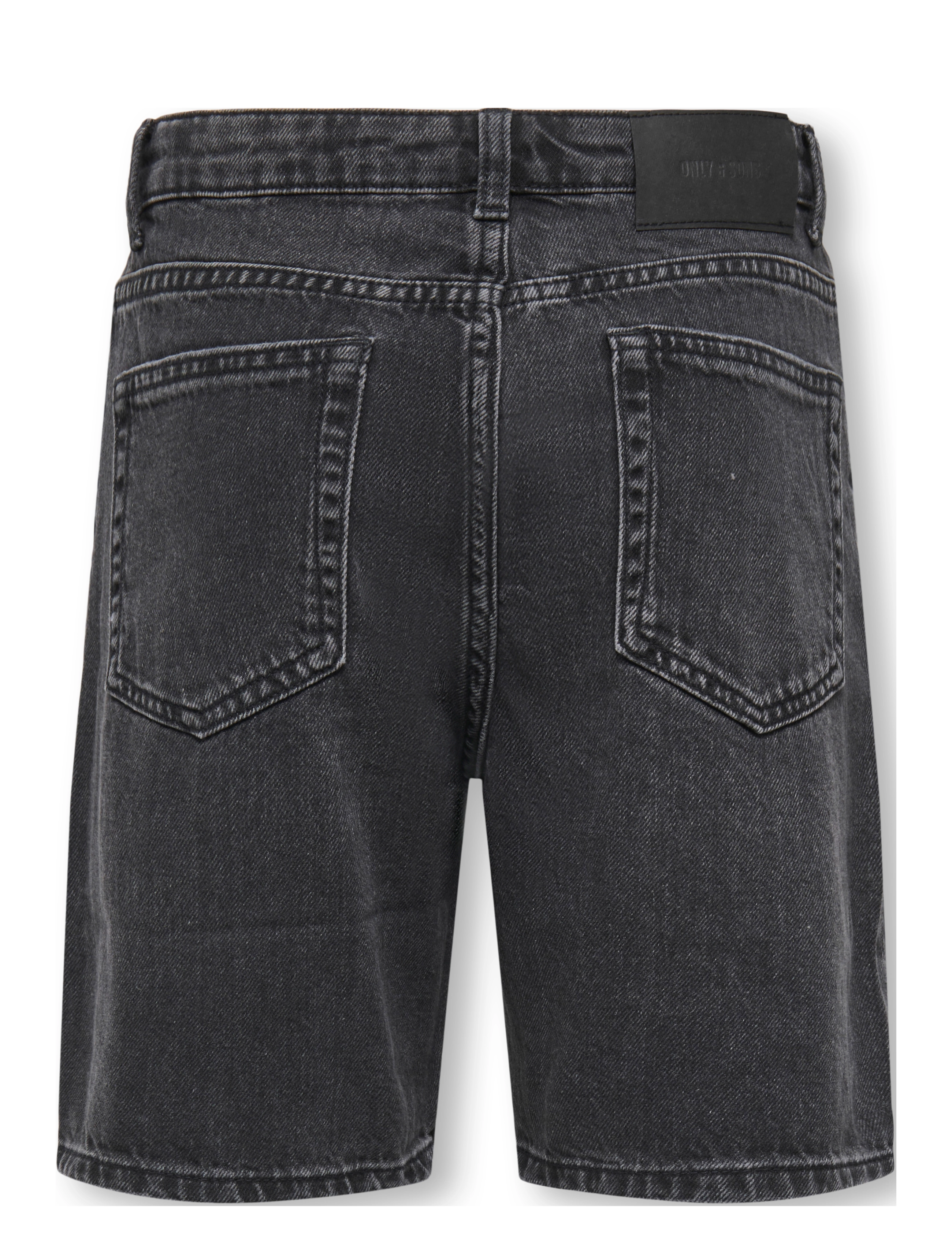 ONLY & SONS - OSJEDGE WB 2789 PIM DNM SHORTS NOOS - jeansshorts - washed black - 2