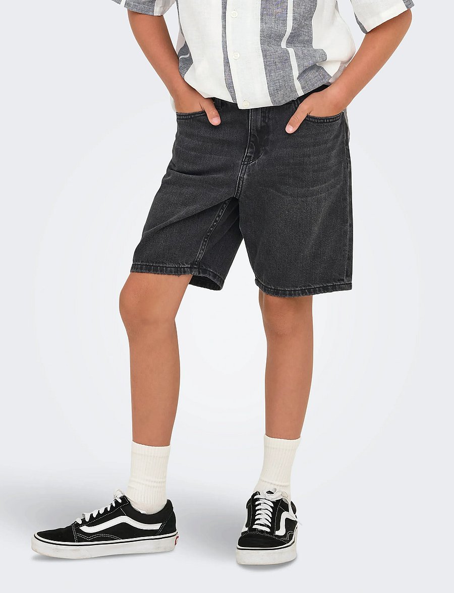 ONLY & SONS - OSJEDGE WB 2789 PIM DNM SHORTS NOOS - jeansshorts - washed black - 0