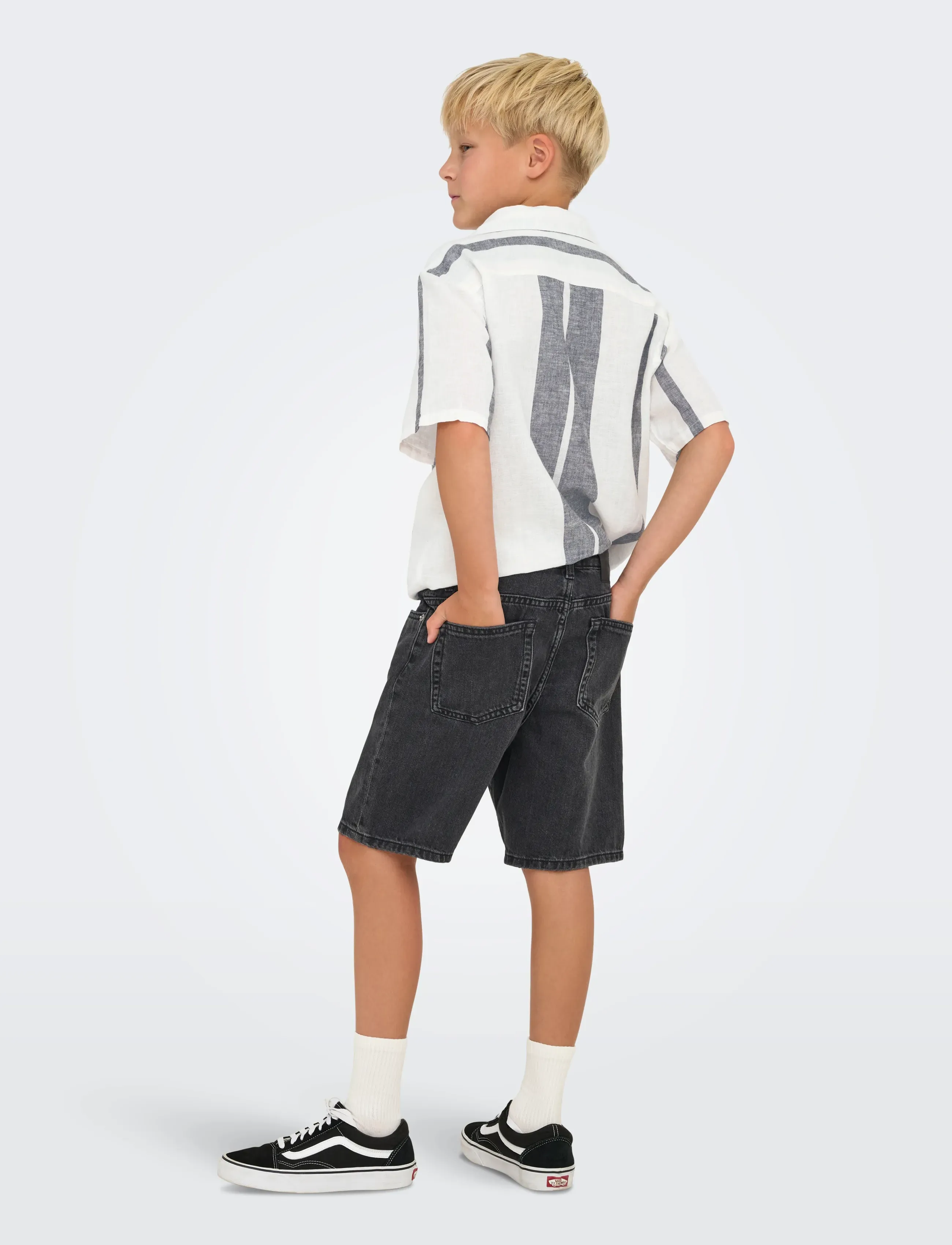 ONLY & SONS - OSJEDGE WB 2789 PIM DNM SHORTS NOOS - jeansshorts - washed black - 3
