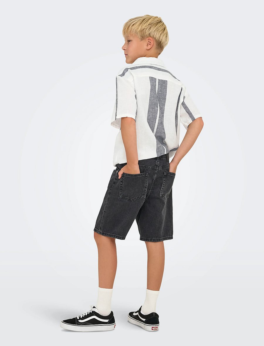 ONLY & SONS - OSJEDGE WB 2789 PIM DNM SHORTS NOOS - jeansshorts - washed black - 3