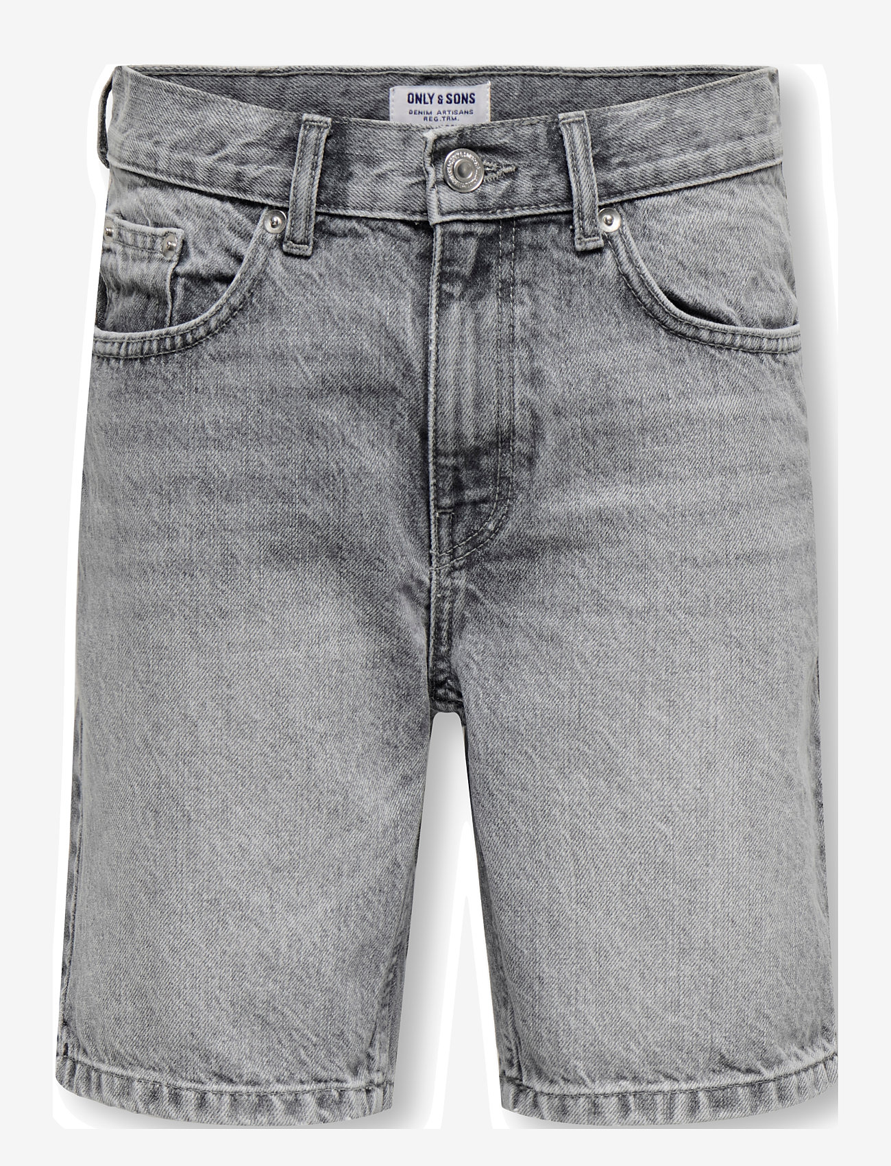 ONLY & SONS - OSJEDGE MG 2790 TAI DNM SHORTS NOOS - medium grey denim - 1