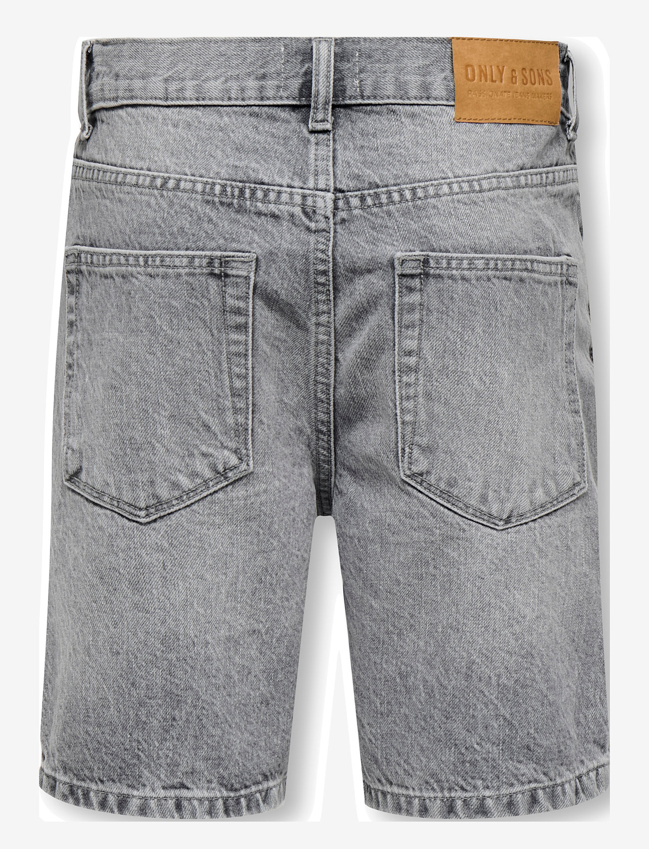 ONLY & SONS - OSJEDGE MG 2790 TAI DNM SHORTS NOOS - medium grey denim - 2