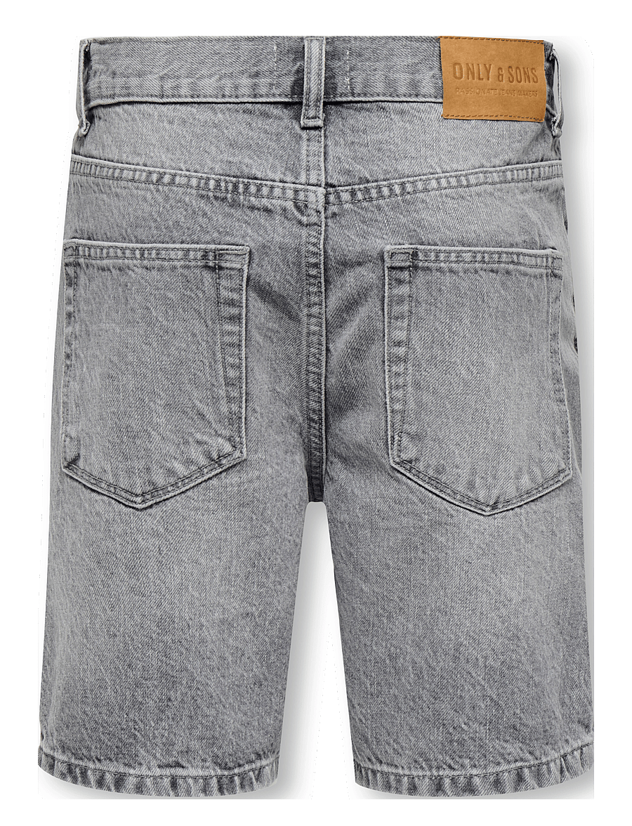 ONLY & SONS - OSJEDGE MG 2790 TAI DNM SHORTS NOOS - lühikesed teksapüksid - medium grey denim - 2