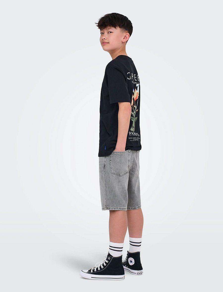 ONLY & SONS - OSJEDGE MG 2790 TAI DNM SHORTS NOOS - lühikesed teksapüksid - medium grey denim - 3