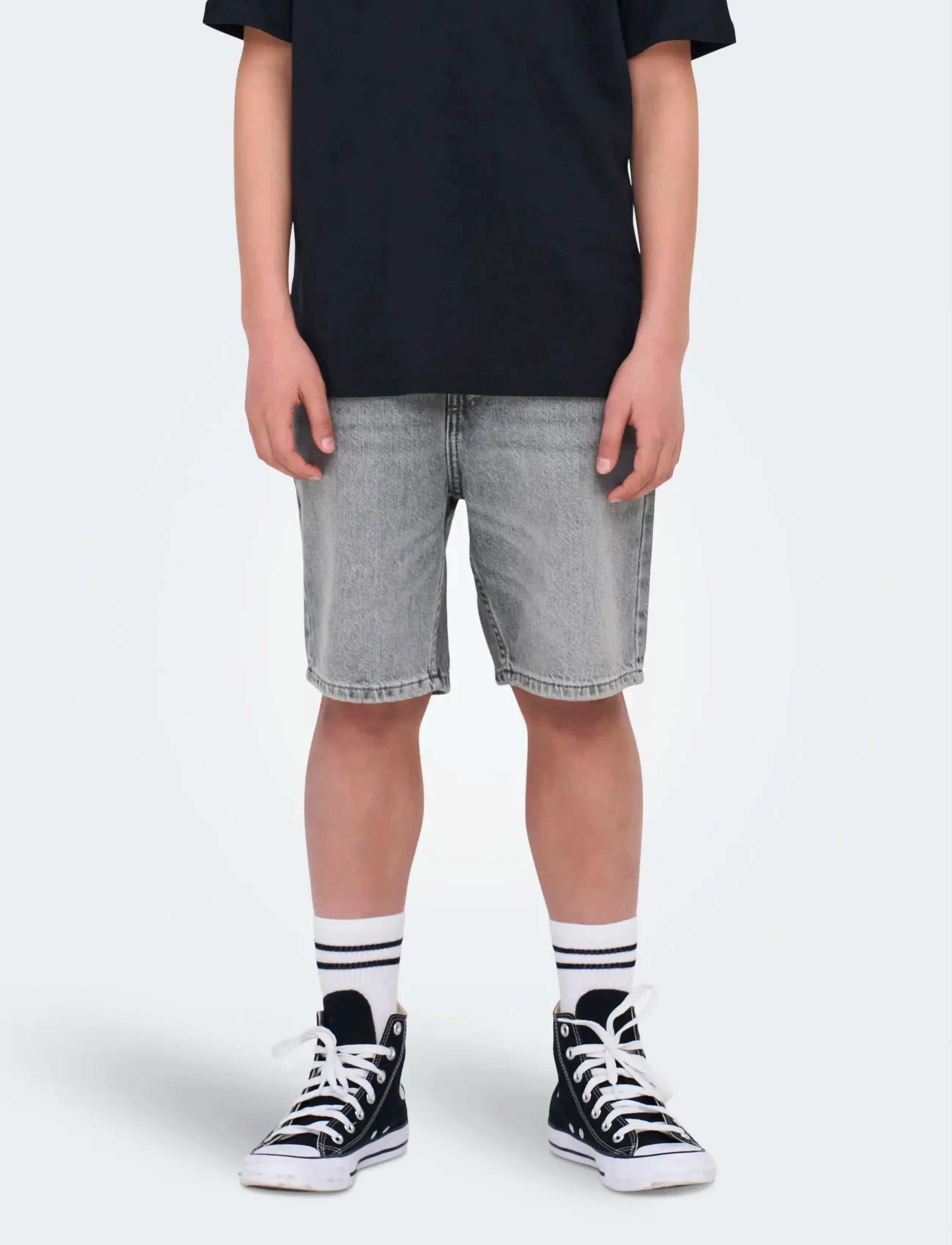 ONLY & SONS - OSJEDGE MG 2790 TAI DNM SHORTS NOOS - jeansshorts - medium grey denim - 5
