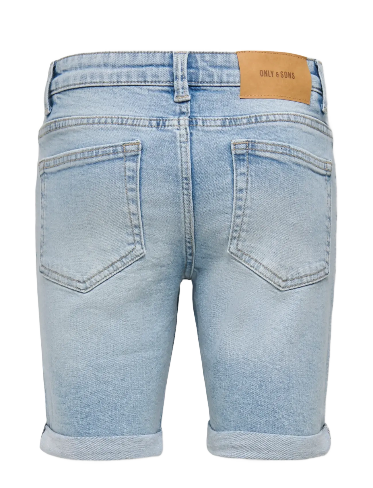 ONLY & SONS - OSJPLY LB 2791 PIM DNM SHORTS NOOS - denimshorts - light blue denim - 2