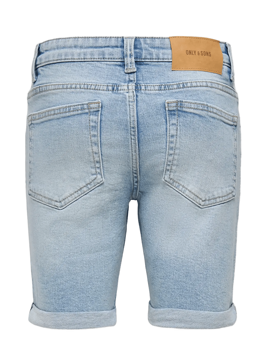 ONLY & SONS - OSJPLY LB 2791 PIM DNM SHORTS NOOS - denimshorts - light blue denim - 2