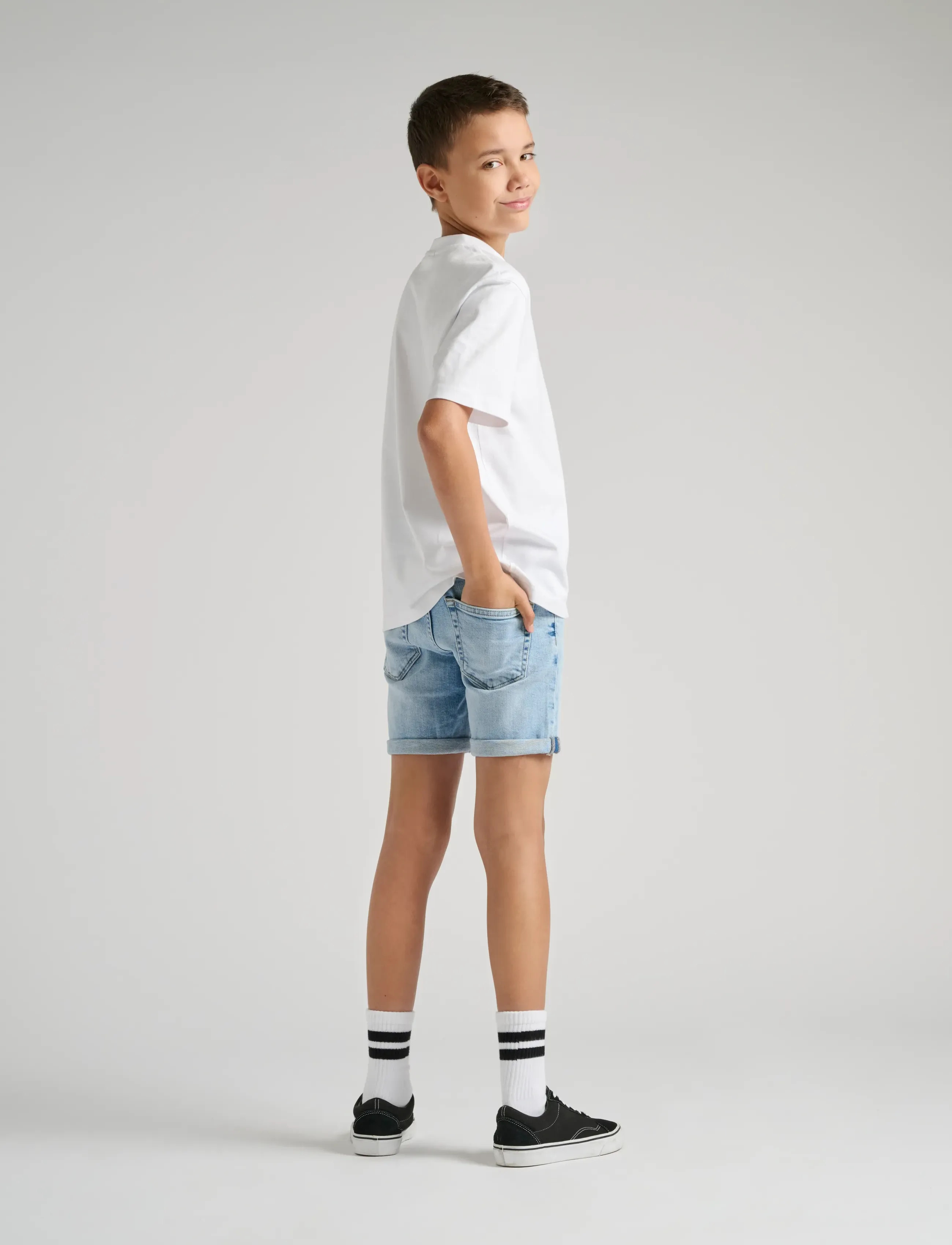 ONLY & SONS - OSJPLY LB 2791 PIM DNM SHORTS NOOS - denimshorts - light blue denim - 3