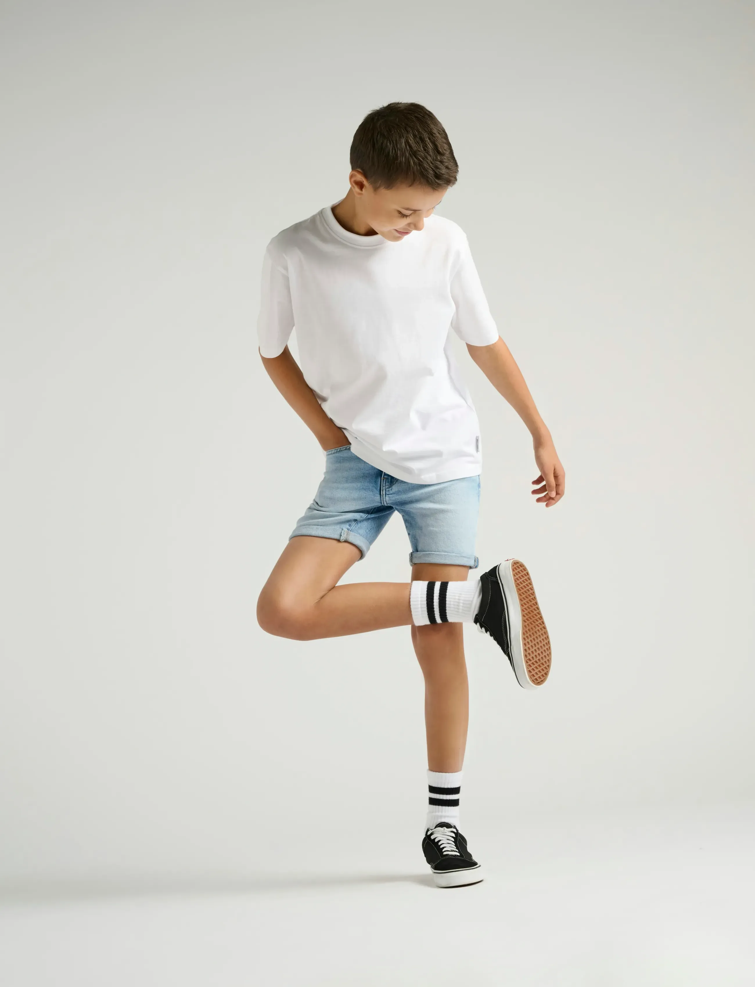 ONLY & SONS - OSJPLY LB 2791 PIM DNM SHORTS NOOS - denimshorts - light blue denim - 4