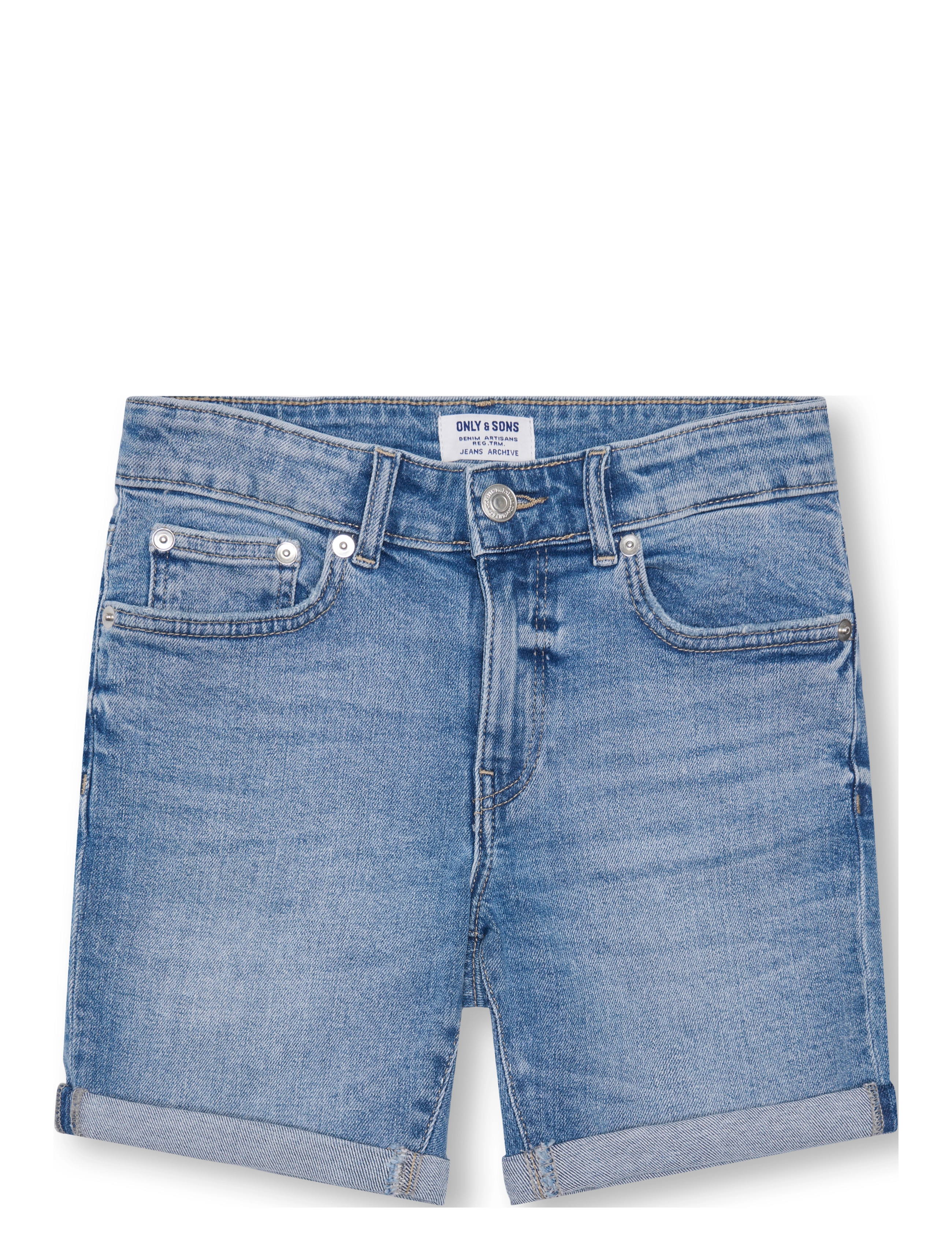 ONLY & SONS Osjply Mb 2792 Pim Dnm Shorts Blau - 170 - Kinder