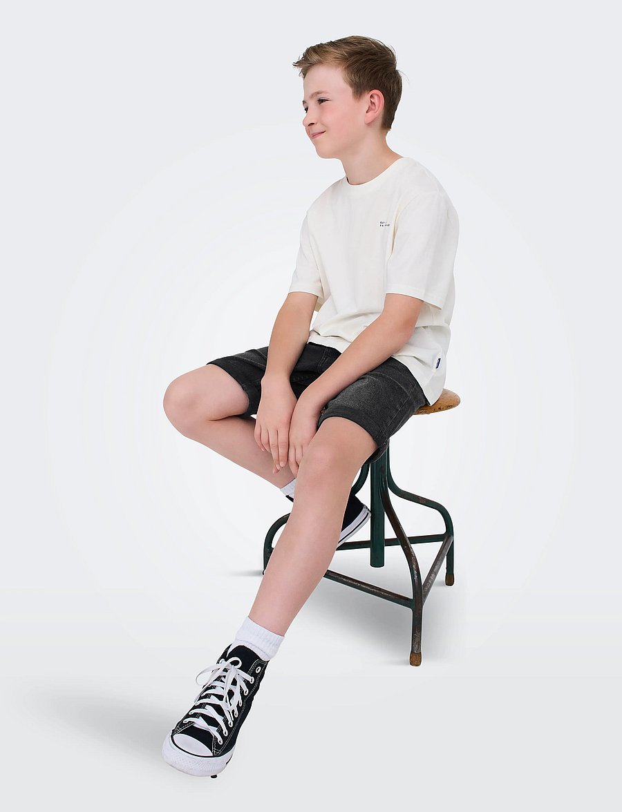 ONLY & SONS - OSJPLY WB 2796 PIM DNM SHORTS NOOS - jeansshorts - washed black - 4