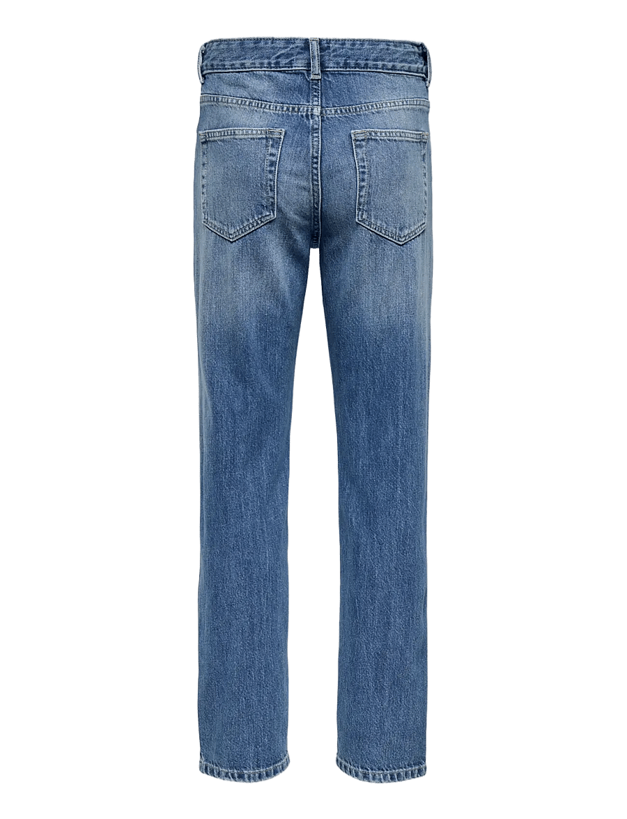 ONLY & SONS - OSJEDGE STRAIGHT MB 2838 TAI DNM NOOS - Įprasto kirpimo džinsai - medium blue denim - 2