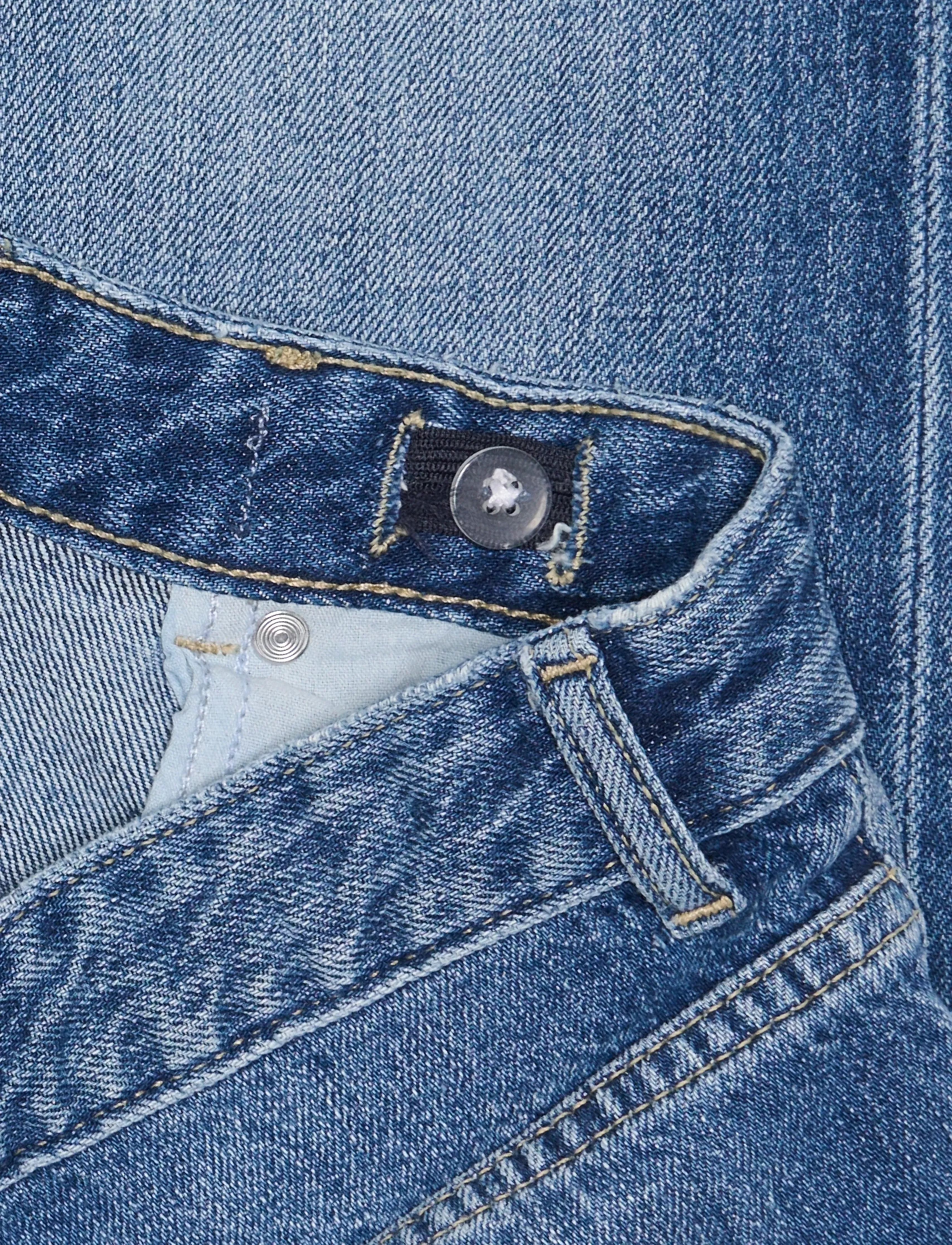 ONLY & SONS - OSJEDGE STRAIGHT MB 2838 TAI DNM NOOS - Įprasto kirpimo džinsai - medium blue denim - 3