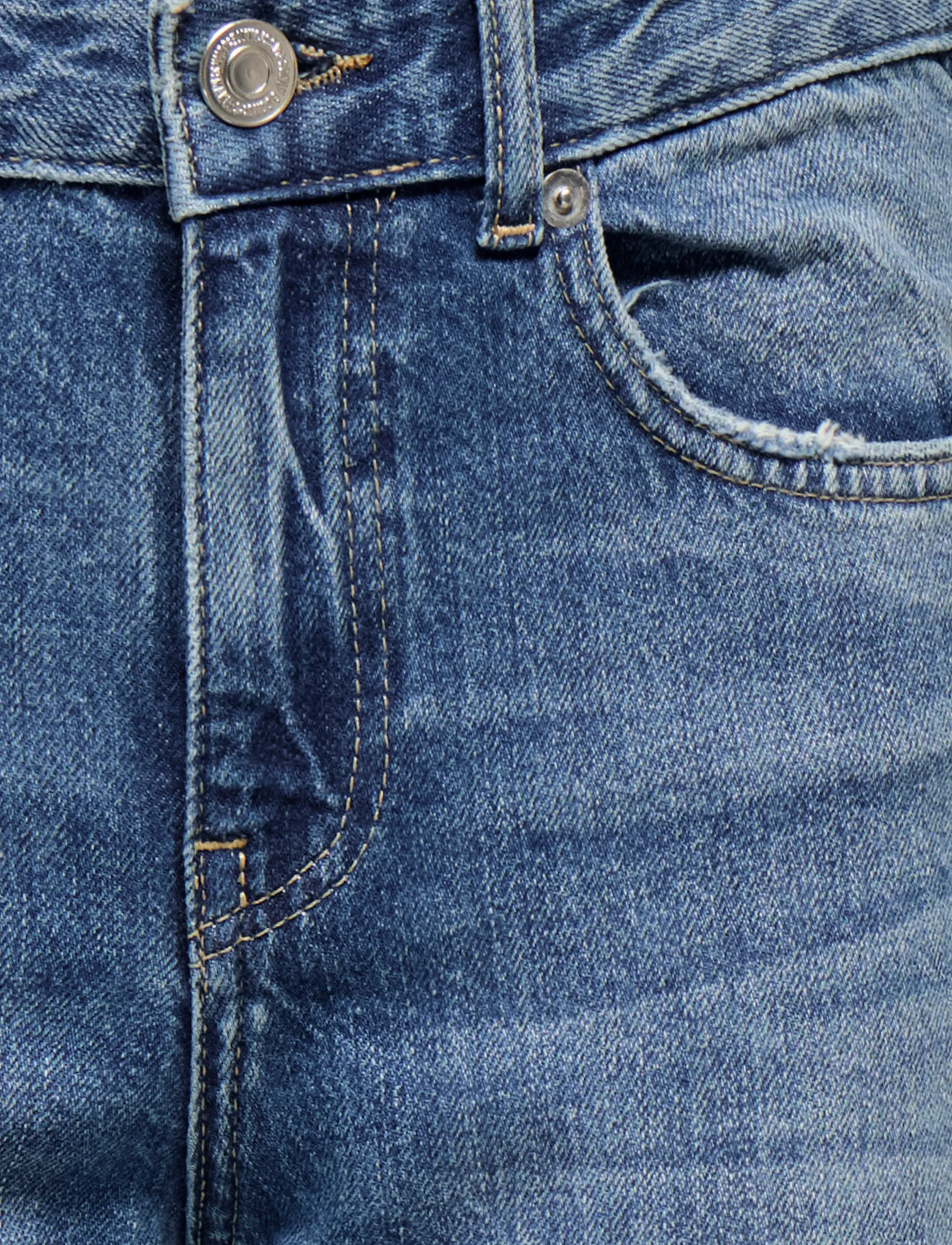 ONLY & SONS - OSJEDGE STRAIGHT MB 2838 TAI DNM NOOS - Įprasto kirpimo džinsai - medium blue denim - 4