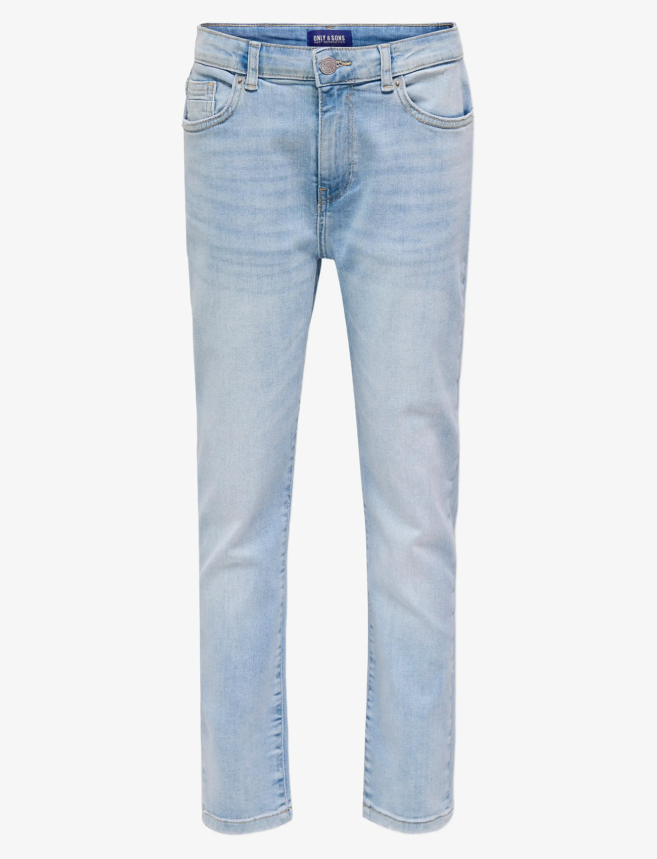 ONLY & SONS - OSJYOKE TAPERED JAX LB 2843 TAI DNM NOOS - herbstliche kleidung - light blue denim - 0
