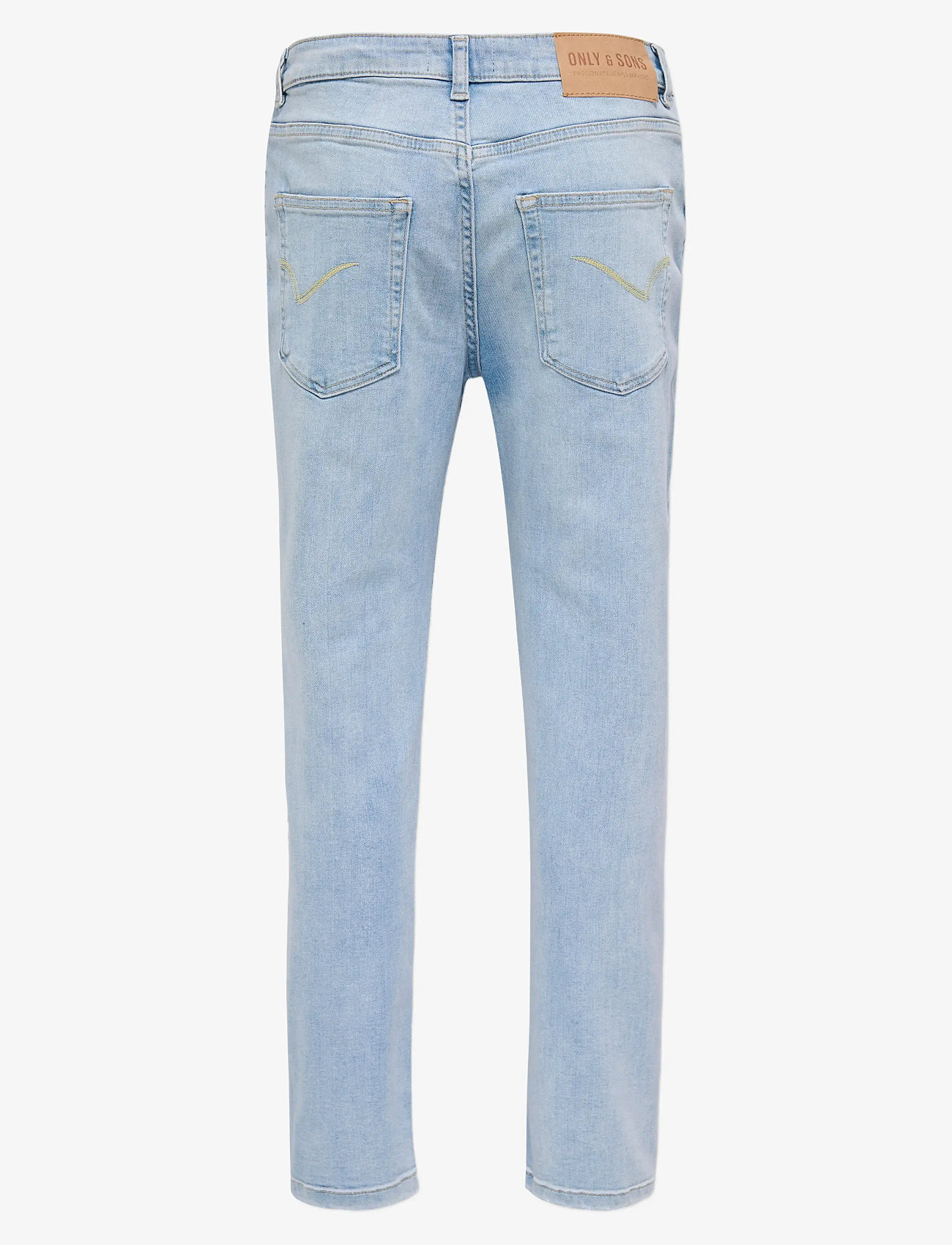 ONLY & SONS - OSJYOKE TAPERED JAX LB 2843 TAI DNM NOOS - herbstliche kleidung - light blue denim - 1