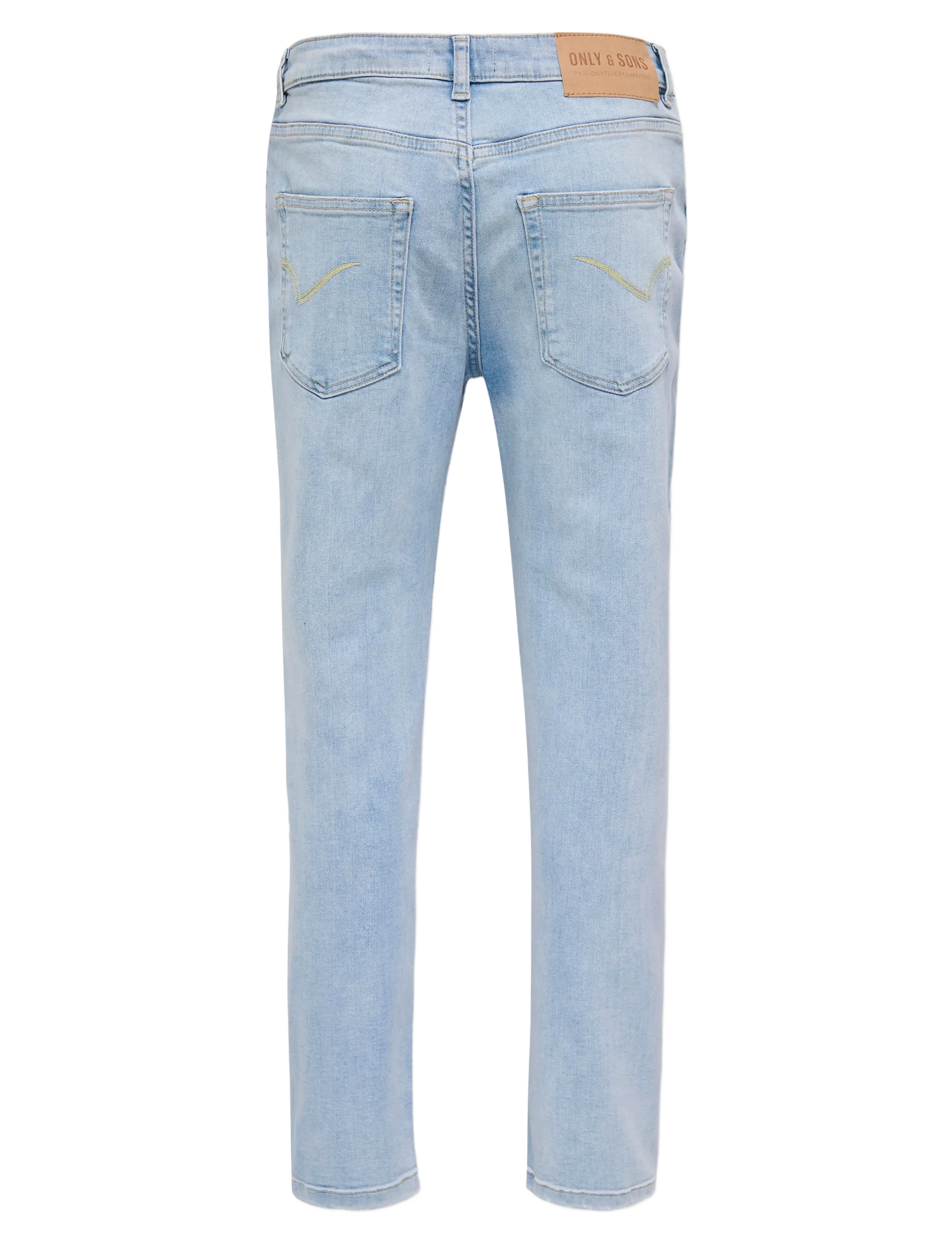 ONLY & SONS - OSJYOKE TAPERED JAX LB 2843 TAI DNM NOOS - tapered jeans - light blue denim - 2