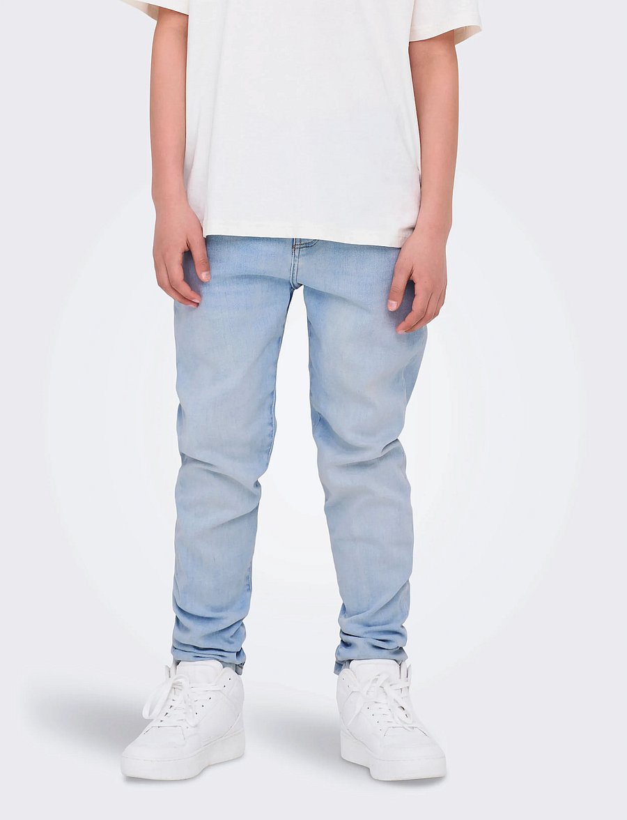 ONLY & SONS - OSJYOKE TAPERED JAX LB 2843 TAI DNM NOOS - laisvo kirpimo džinsai - light blue denim - 0
