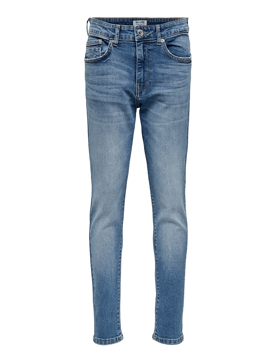 ONLY & SONS - OSJYOKE TAPERED JAX MB 2844 TAI DNM NOOS - tapered jeans - medium blue denim - 1