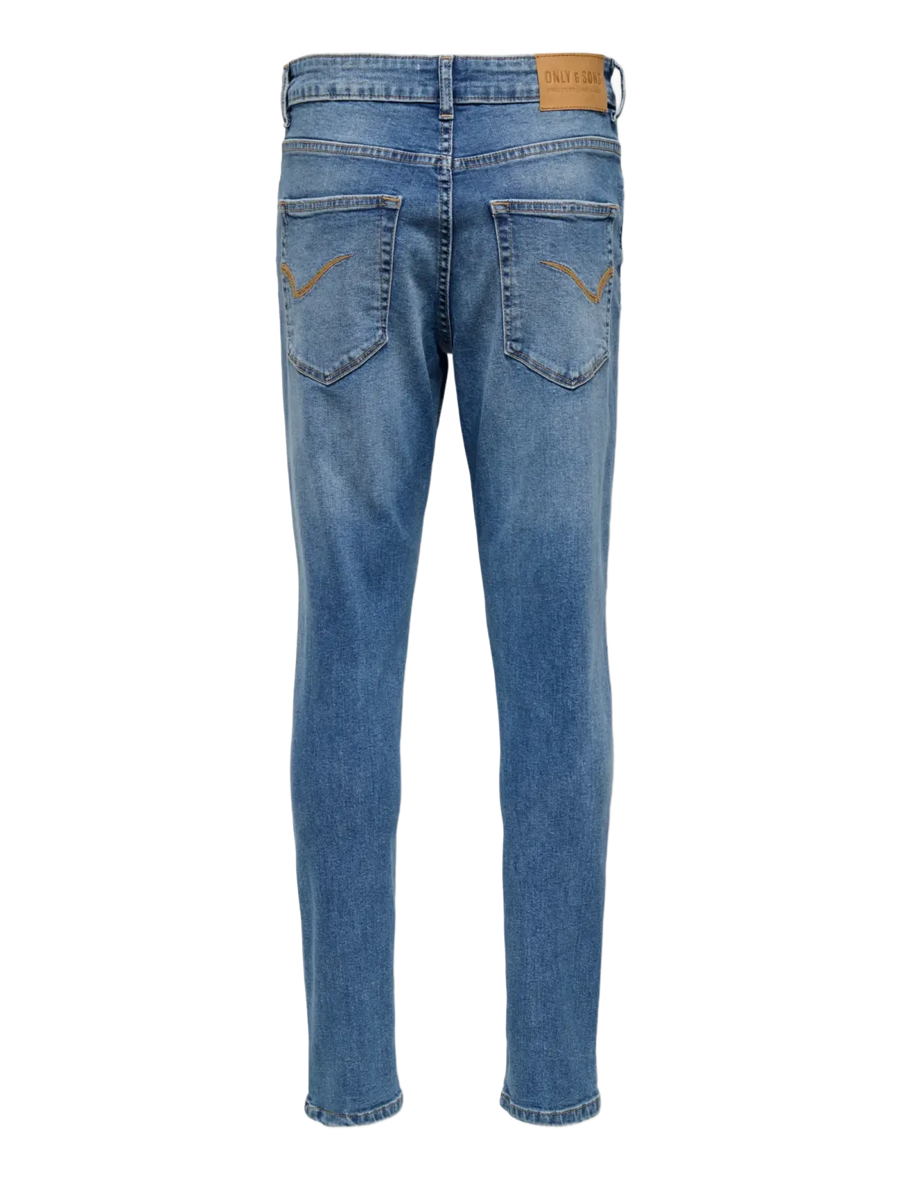 ONLY & SONS - OSJYOKE TAPERED JAX MB 2844 TAI DNM NOOS - tapered jeans - medium blue denim - 2
