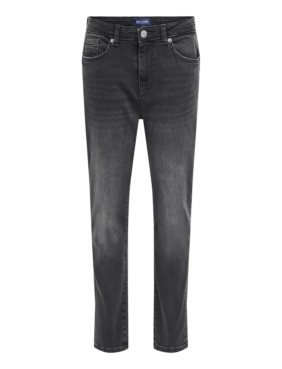 ONLY & SONS - OSJYOKE TAPERED JAX WB 2845 TAI DNM NOOS - tapered jeans - washed black - 1