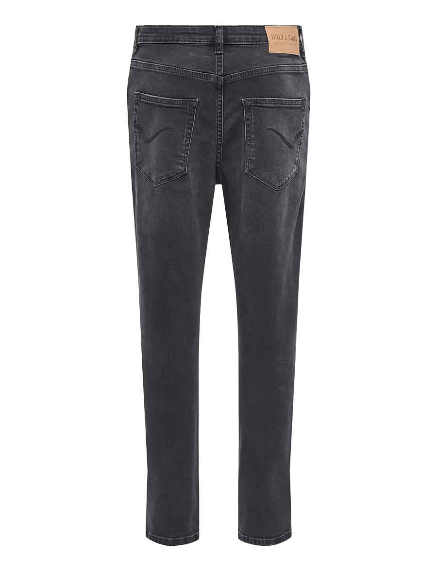 ONLY & SONS - OSJYOKE TAPERED JAX WB 2845 TAI DNM NOOS - tapered jeans - washed black - 2