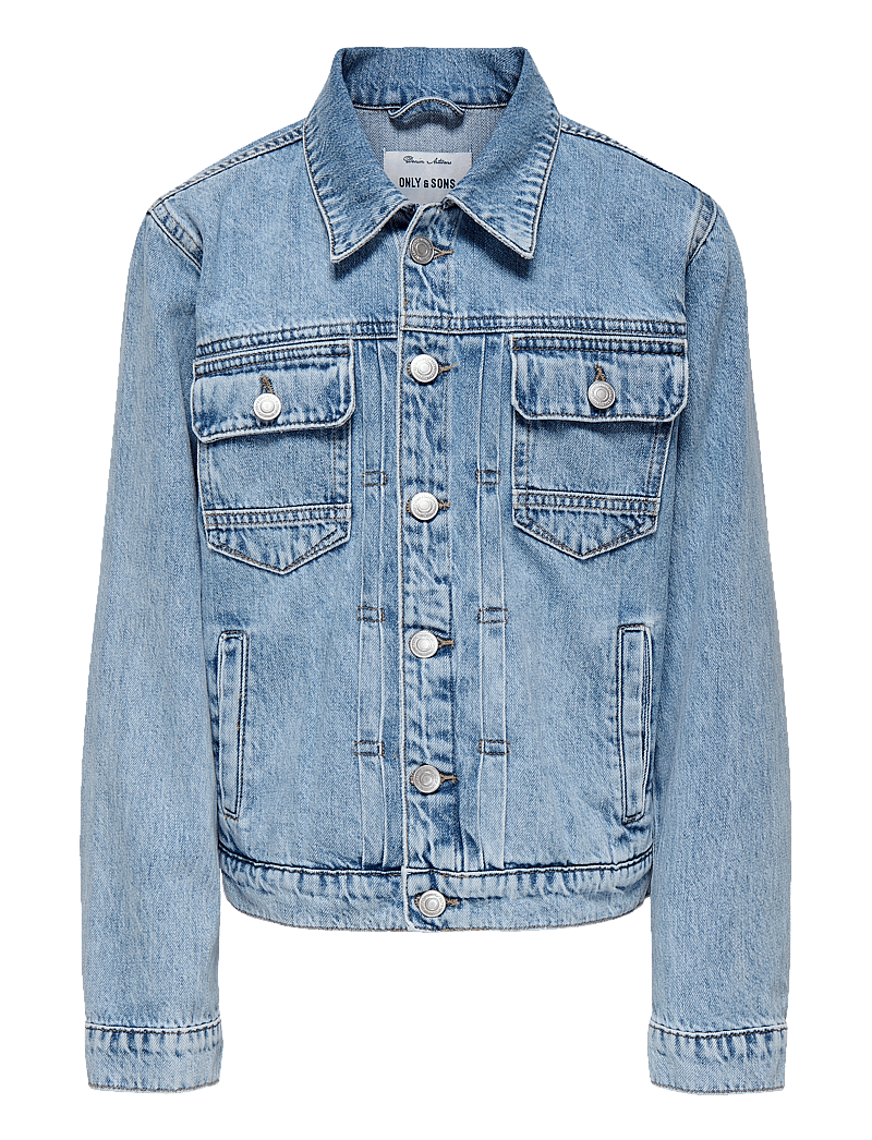 ONLY & SONS - OSJDUKE LB 2847 TAI DNM JACKET NOOS - denimjakker - light blue denim - 1