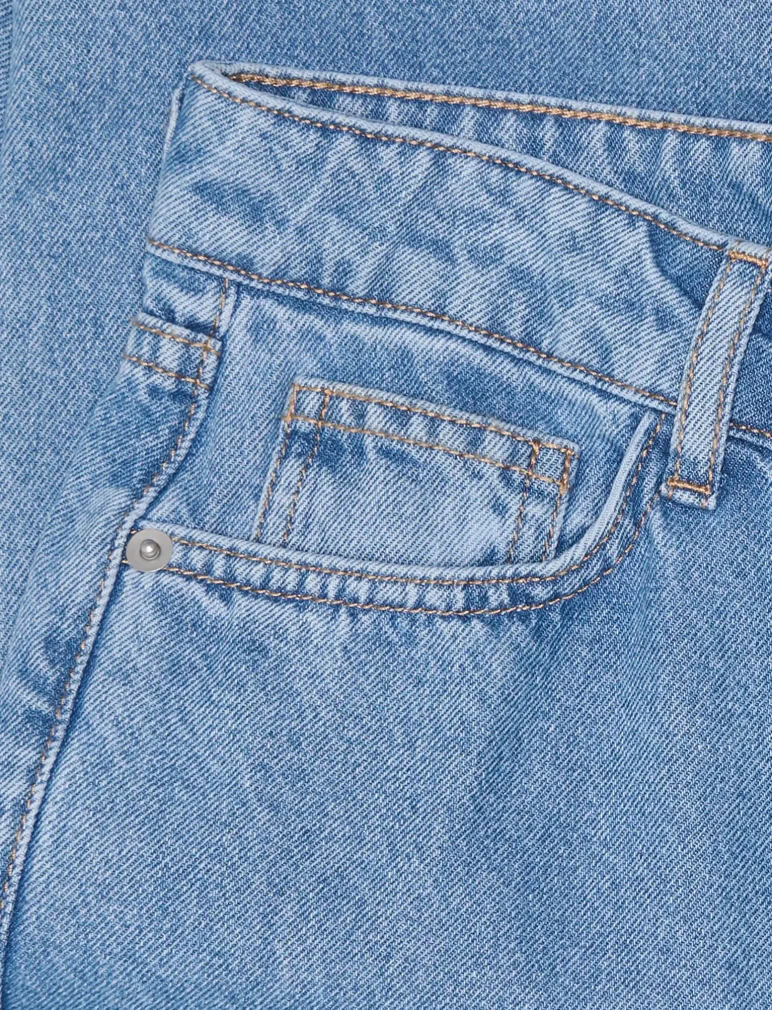ONLY & SONS - OSJFADE LOOSE LB 2872 PIM DNM NOOS - platėjantys apačioje - light blue denim - 3