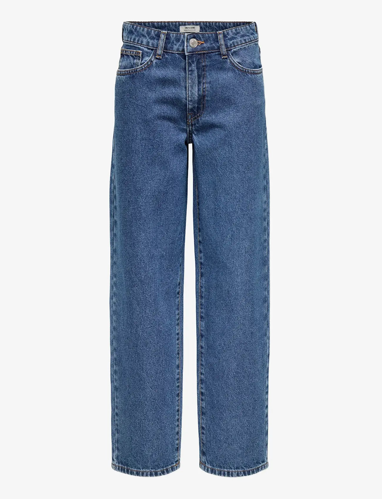 ONLY & SONS - OSJFADE LOOSE MB 2873 PIM DNM NOOS - alt laienevad teksad - medium blue denim - 0