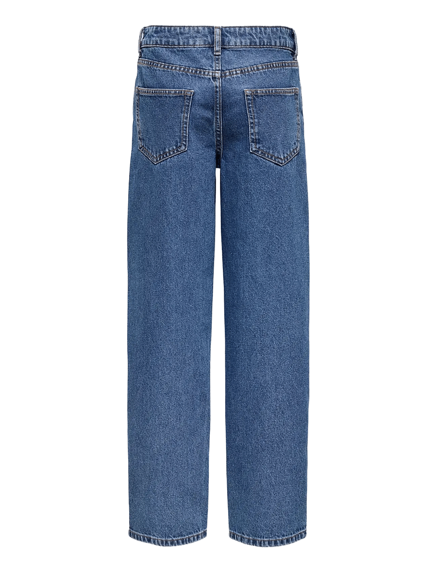 ONLY & SONS - OSJFADE LOOSE MB 2873 PIM DNM NOOS - rúmar gallabuxur - medium blue denim - 2