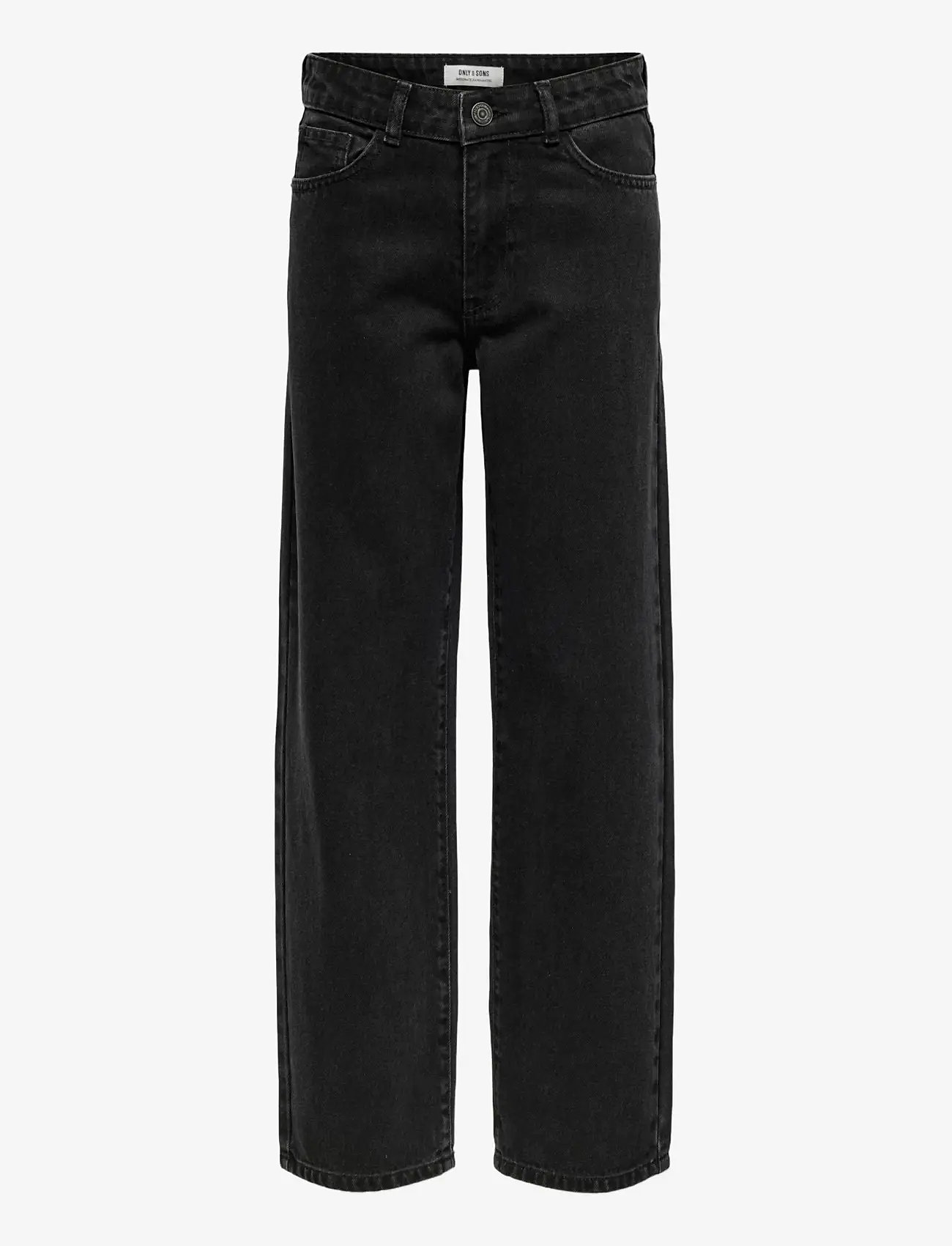 ONLY & SONS - OSJFADE LOOSE BLACK 2874 PIM DNM NOOS - loose jeans - black denim - 0