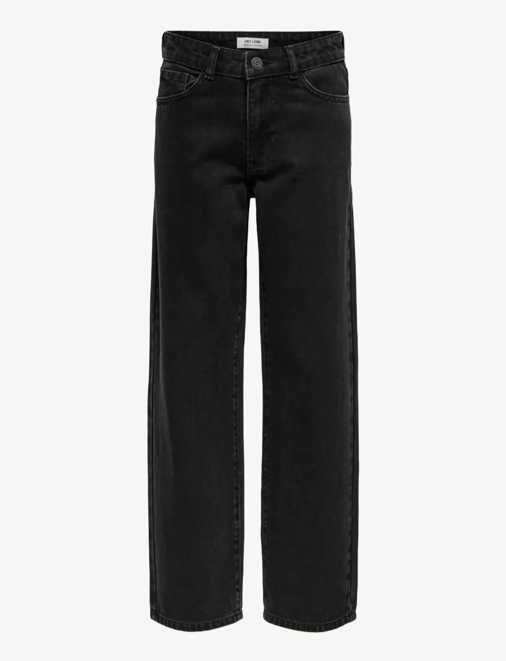 ONLY & SONS - OSJFADE LOOSE BLACK 2874 PIM DNM NOOS - loose jeans - black denim - 1